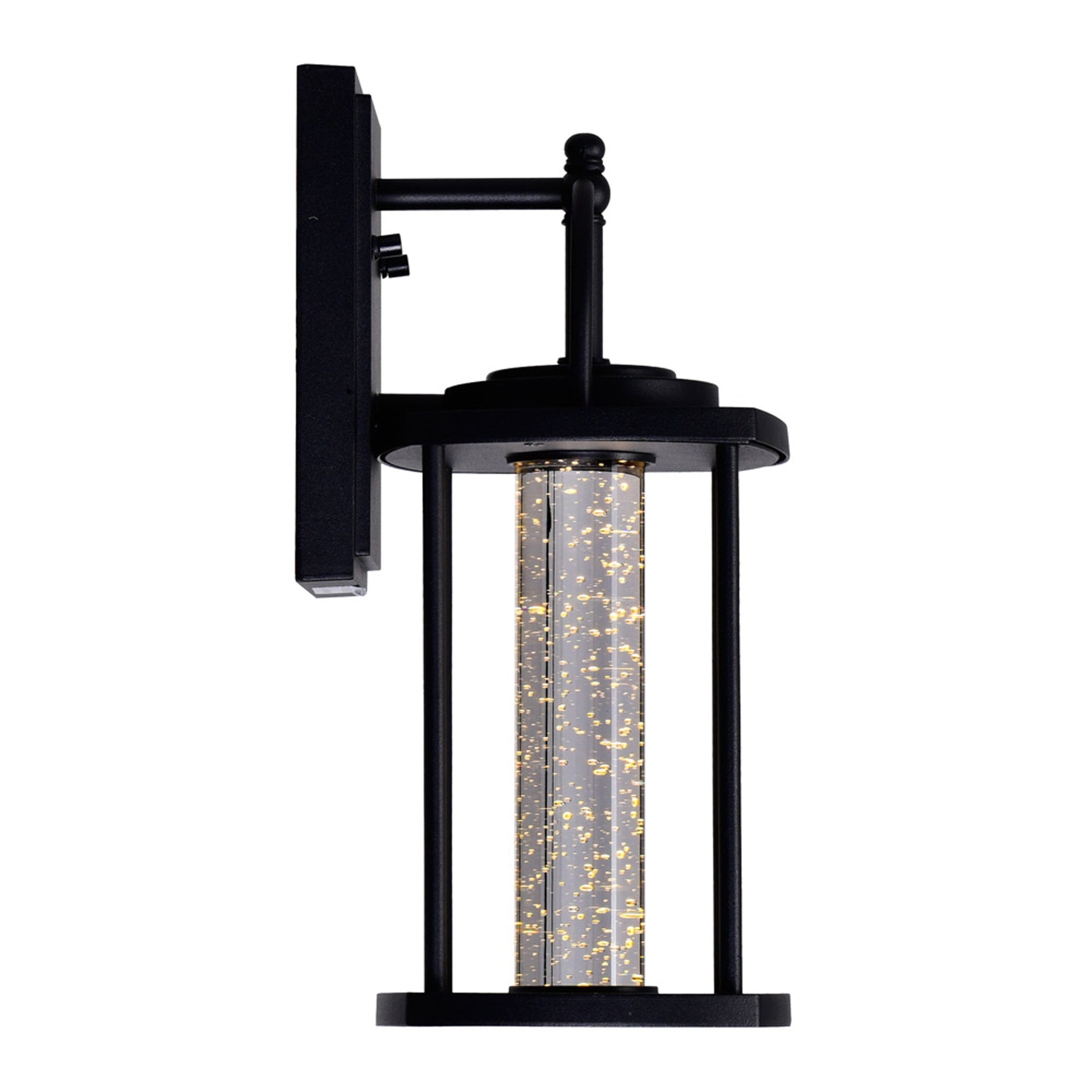 Greenwood LED Black Outdoor Wall Lantern - CWI Lighting
