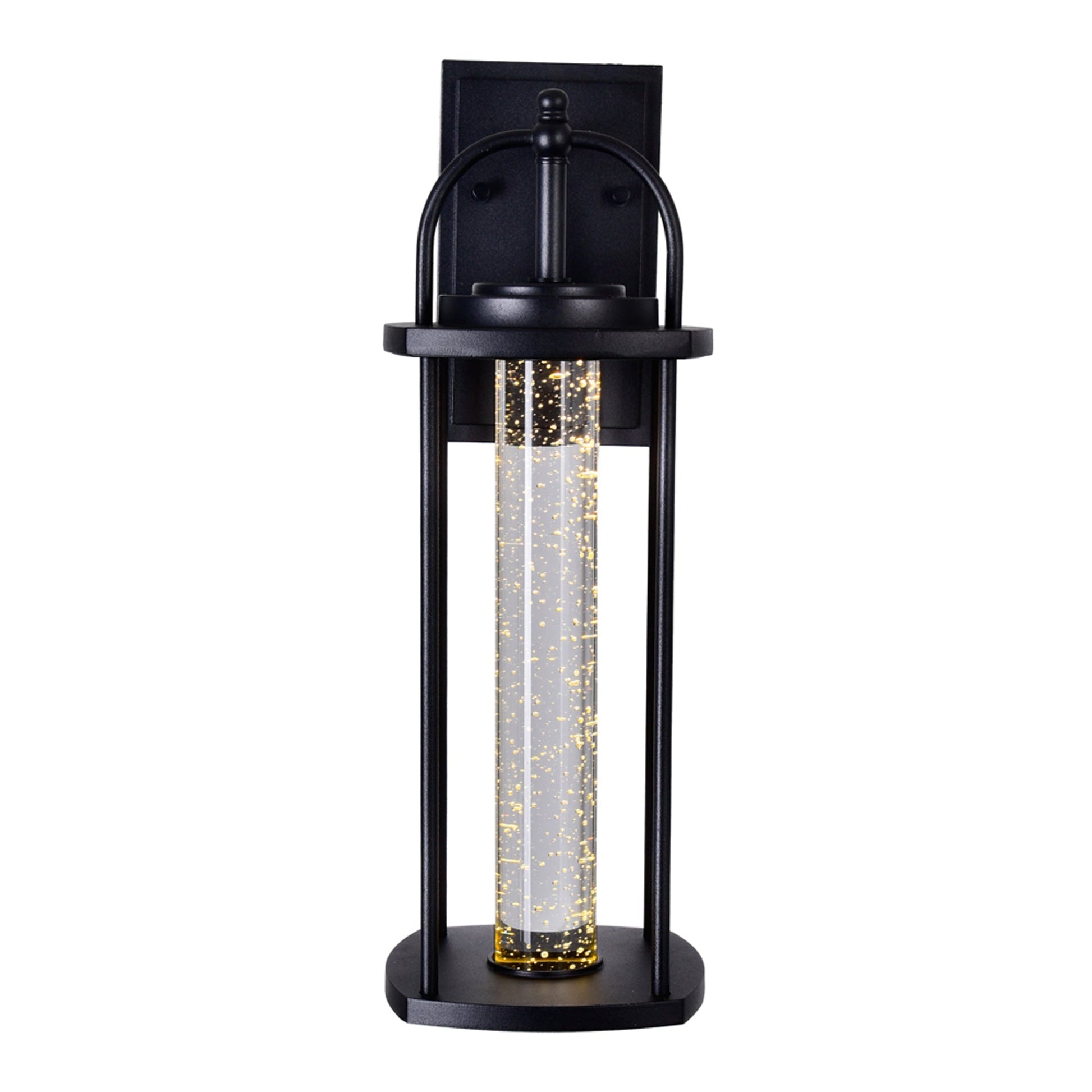 Greenwood LED Black Outdoor Wall Lantern - CWI Lighting