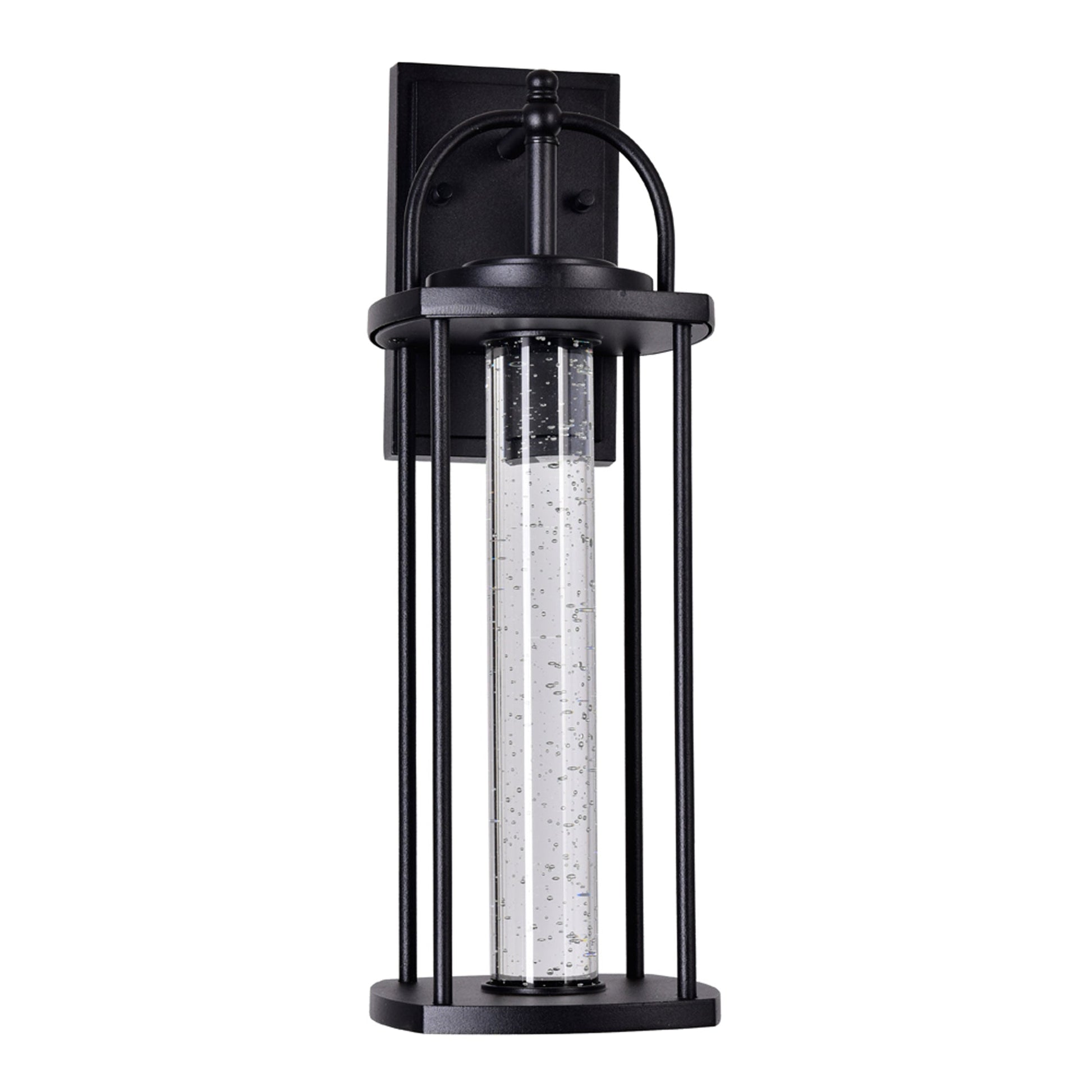 Greenwood LED Black Outdoor Wall Lantern - CWI Lighting