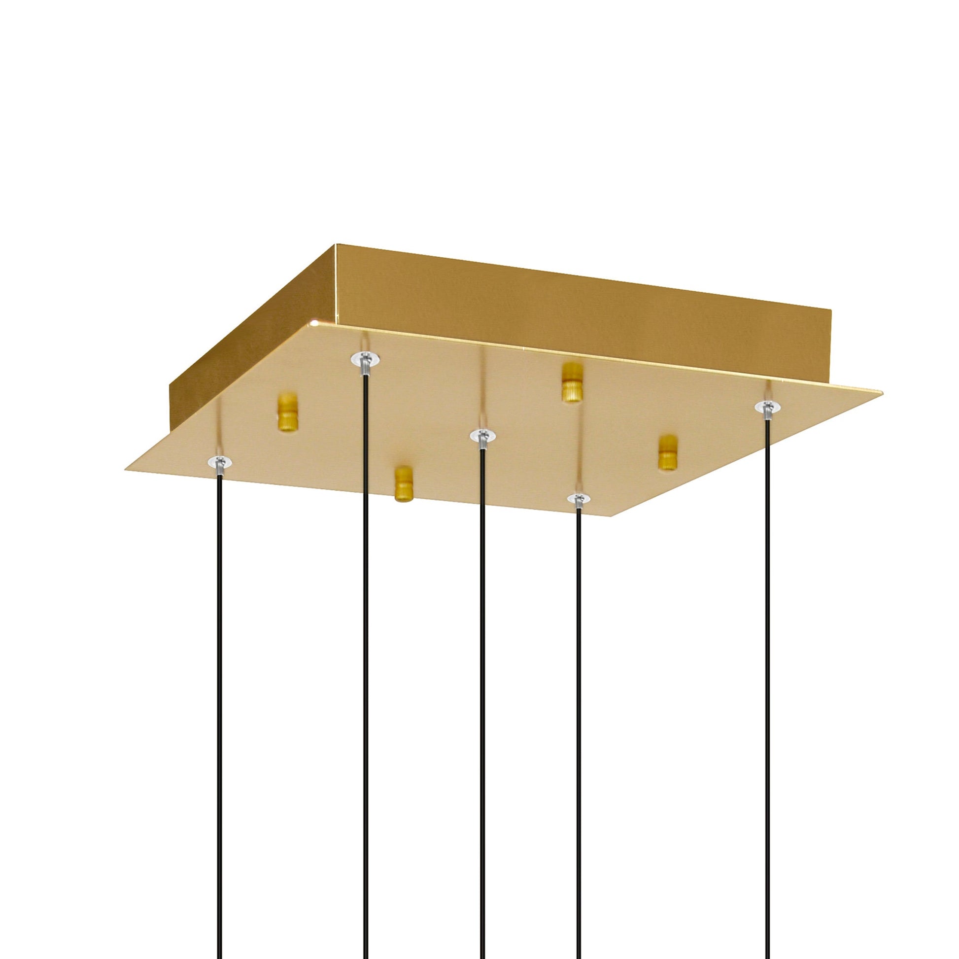 Greta Integrated LED 12in Brass Mini Pendant with Handcrafted Glass - CWI Lighting