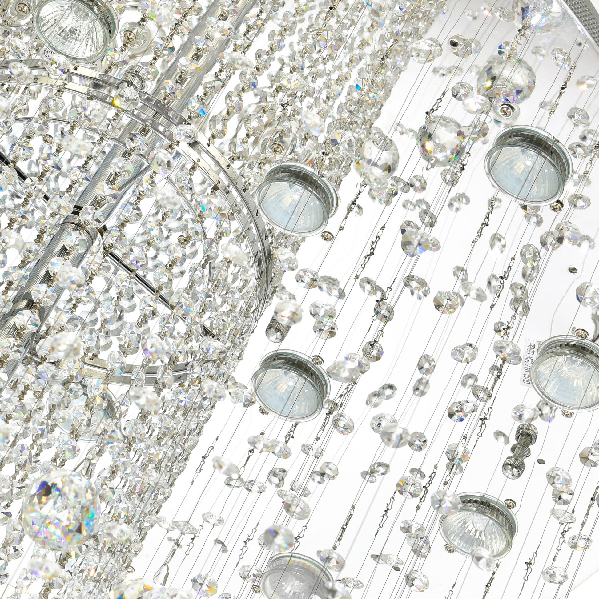 Hallway 32 Light Chandelier With Chrome Finish - CWI Lighting