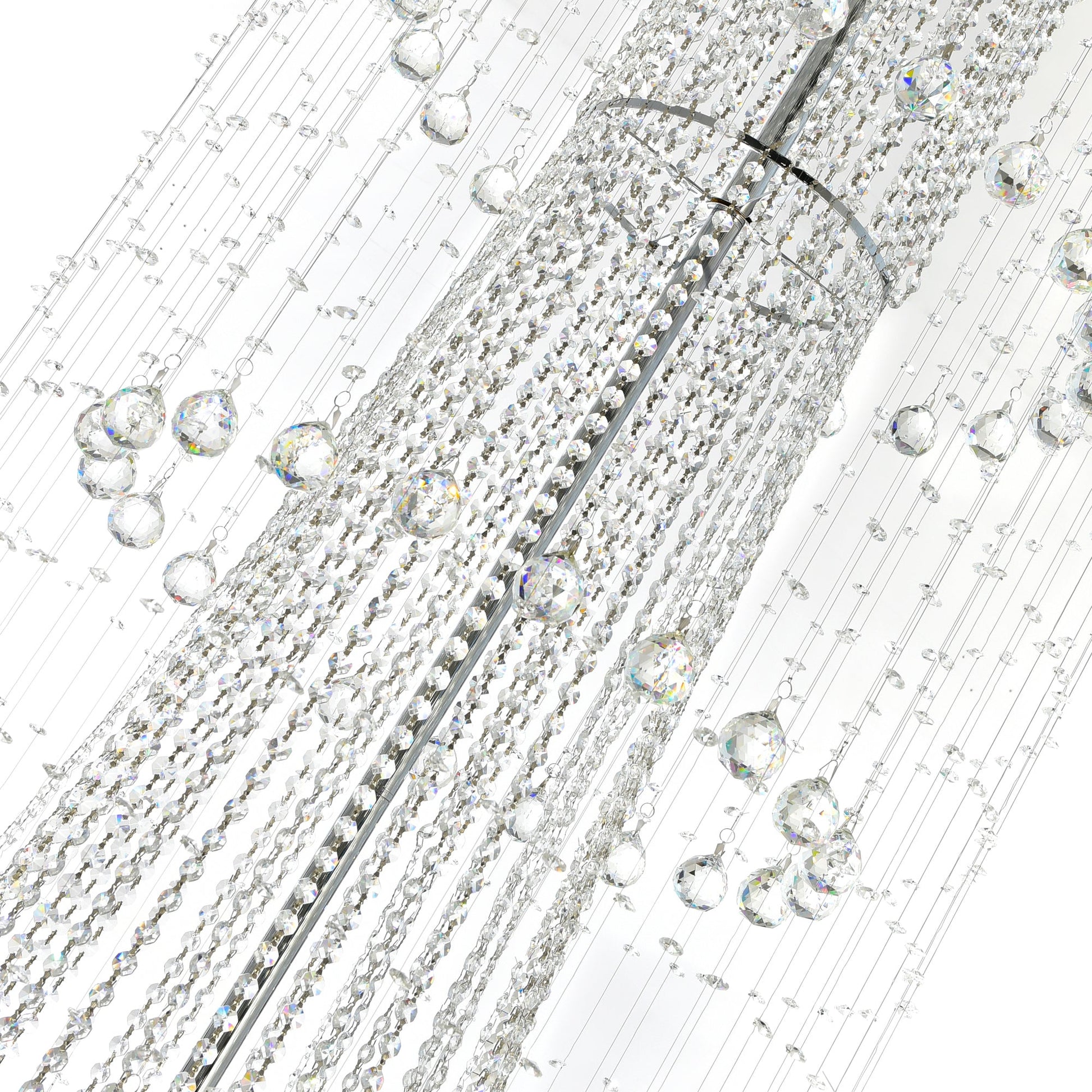 Hallway 32 Light Chandelier With Chrome Finish - CWI Lighting