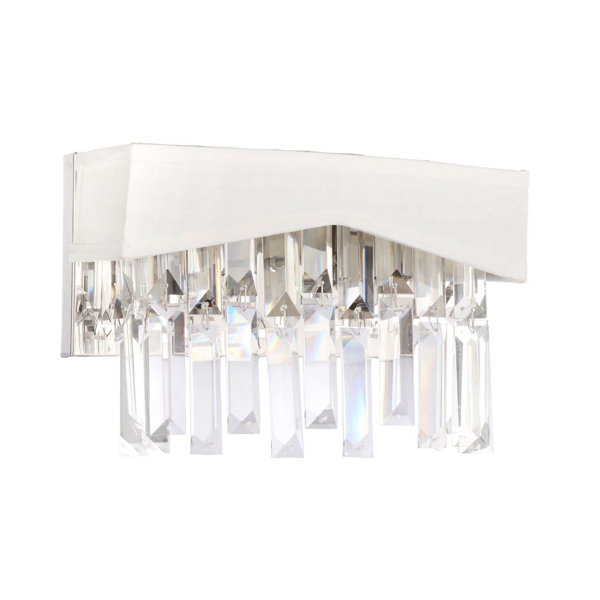 Havely 2 Light Wall Sconce With Chrome Finish - CWI Lighting