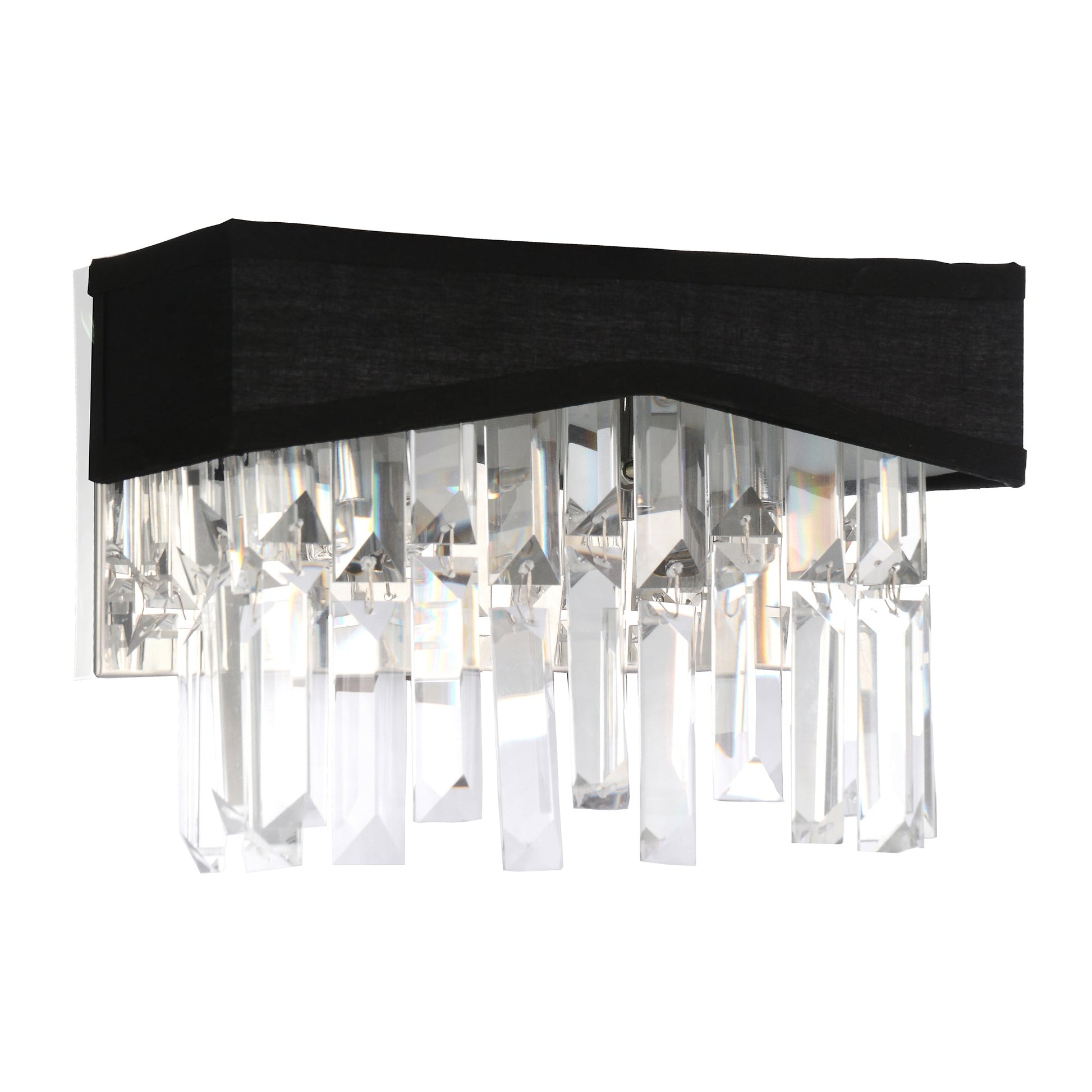 Havely 2 Light Wall Sconce With Chrome Finish - CWI Lighting