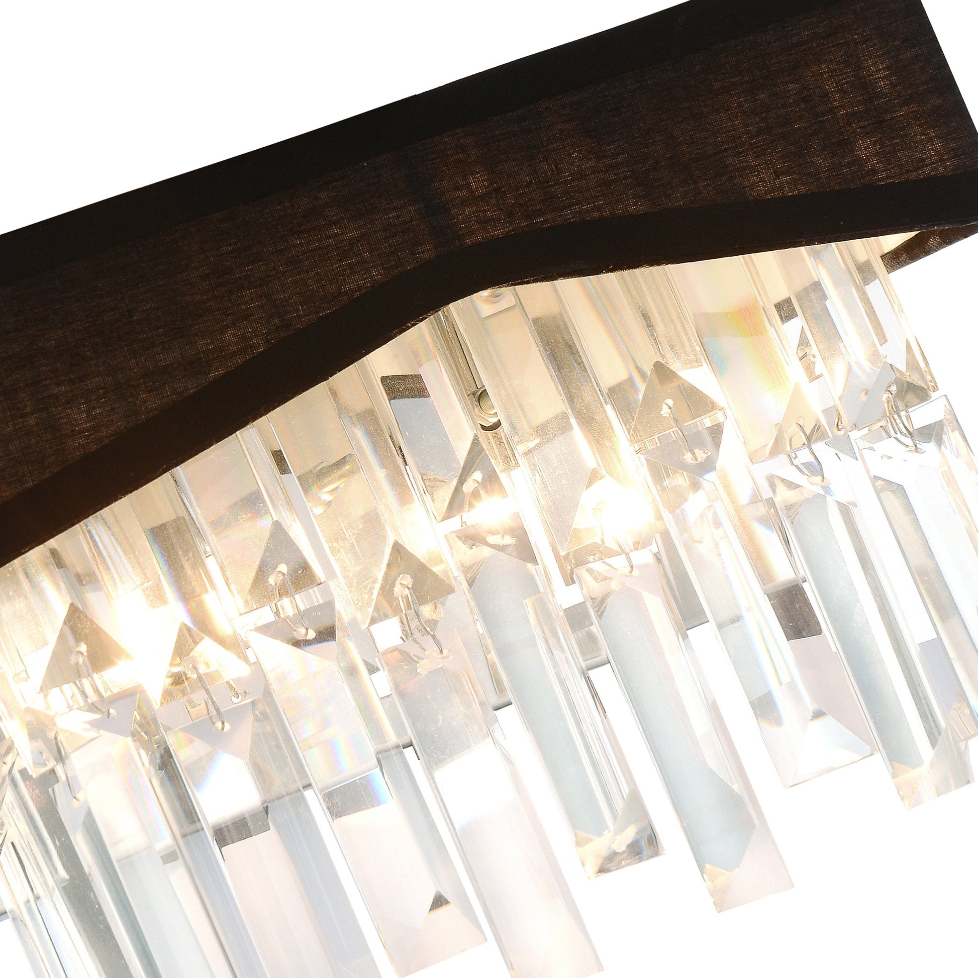 Havely 2 Light Wall Sconce With Chrome Finish - CWI Lighting