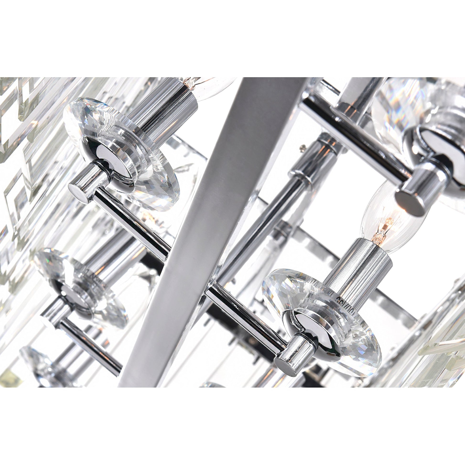 Henrietta 10 Light Chandelier With Chrome Finish - CWI Lighting