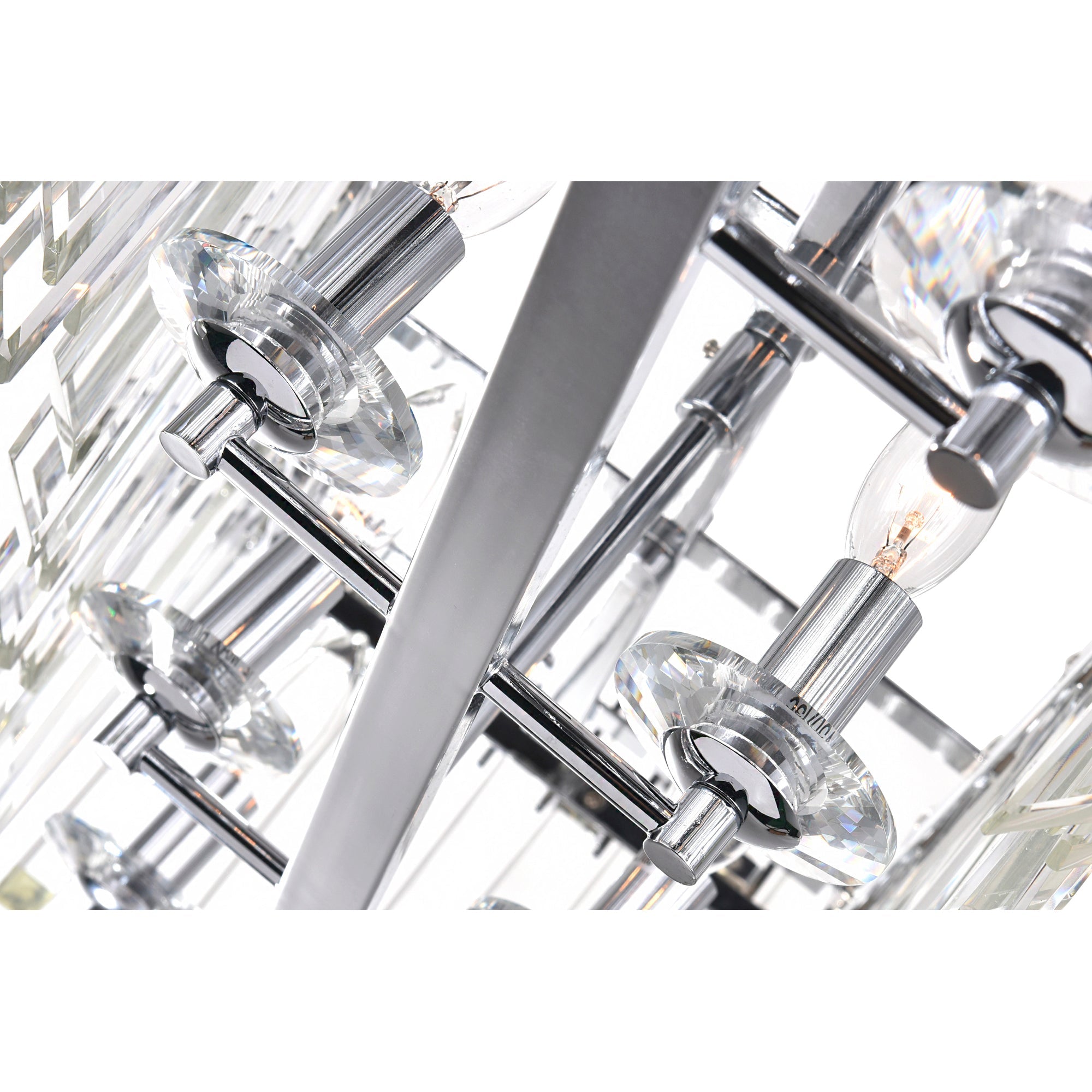 Henrietta 10 Light Chandelier With Chrome Finish - CWI Lighting