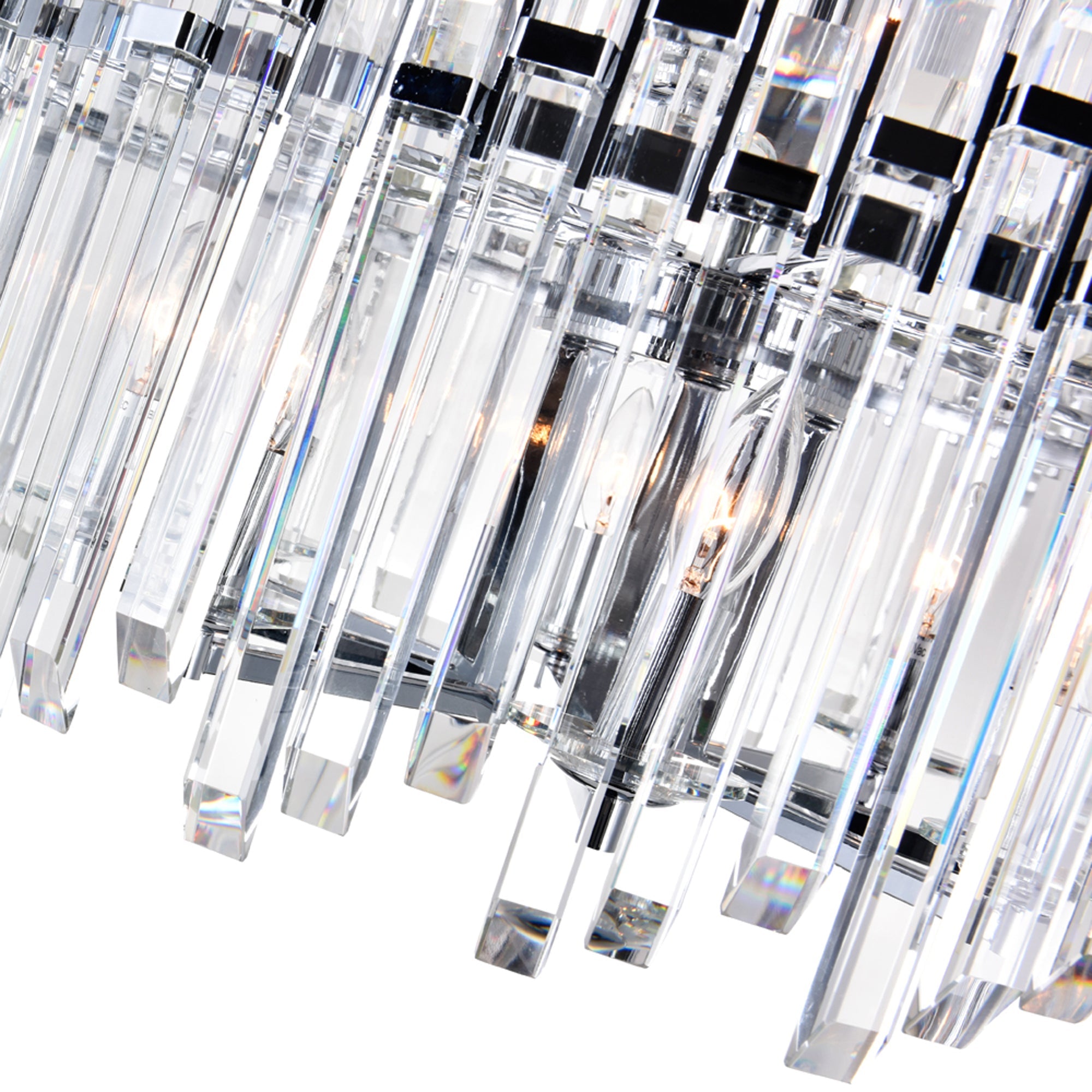 Henrietta 12 Light Chandelier With Chrome Finish - CWI Lighting