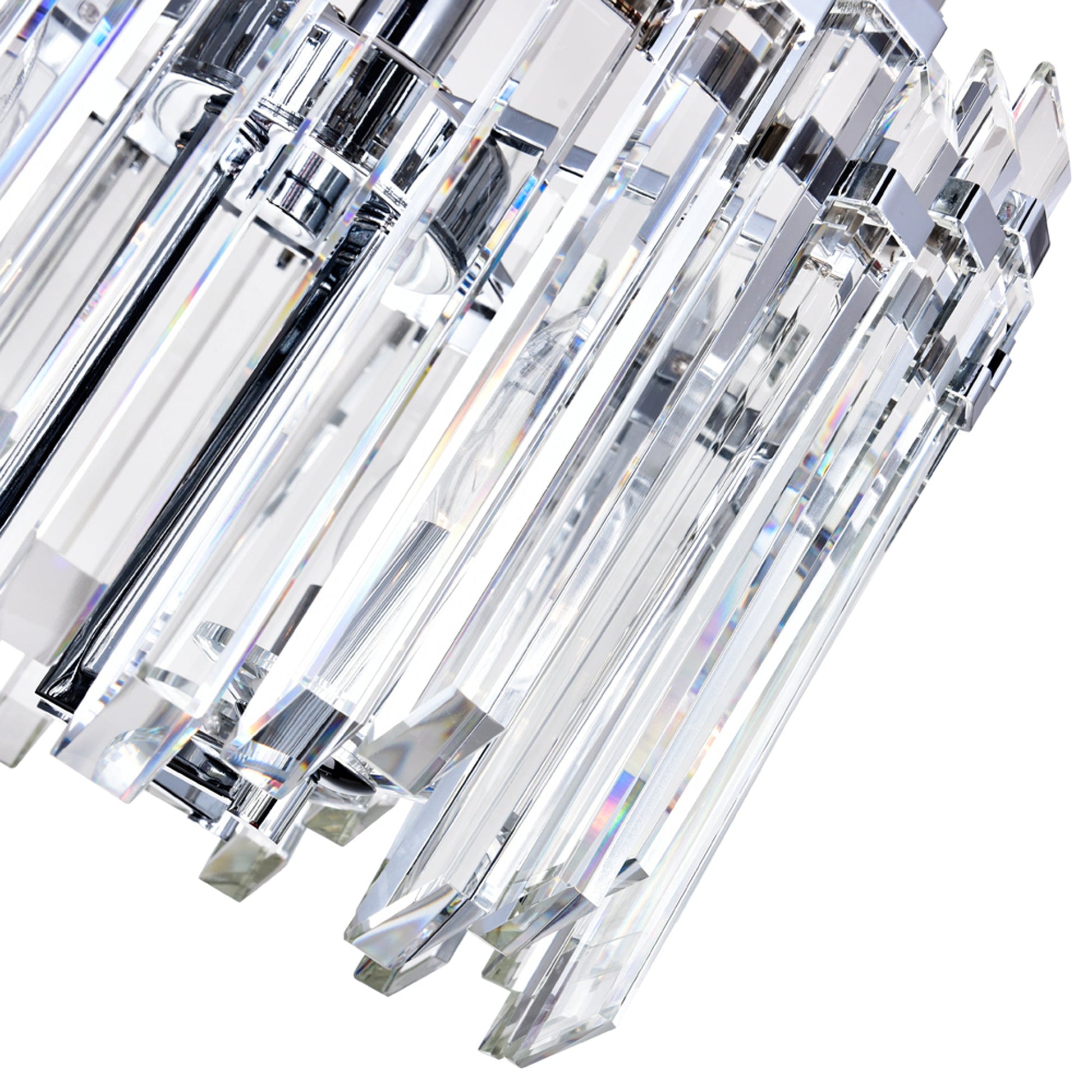Henrietta 4 Light Chandelier With Chrome Finish - CWI Lighting