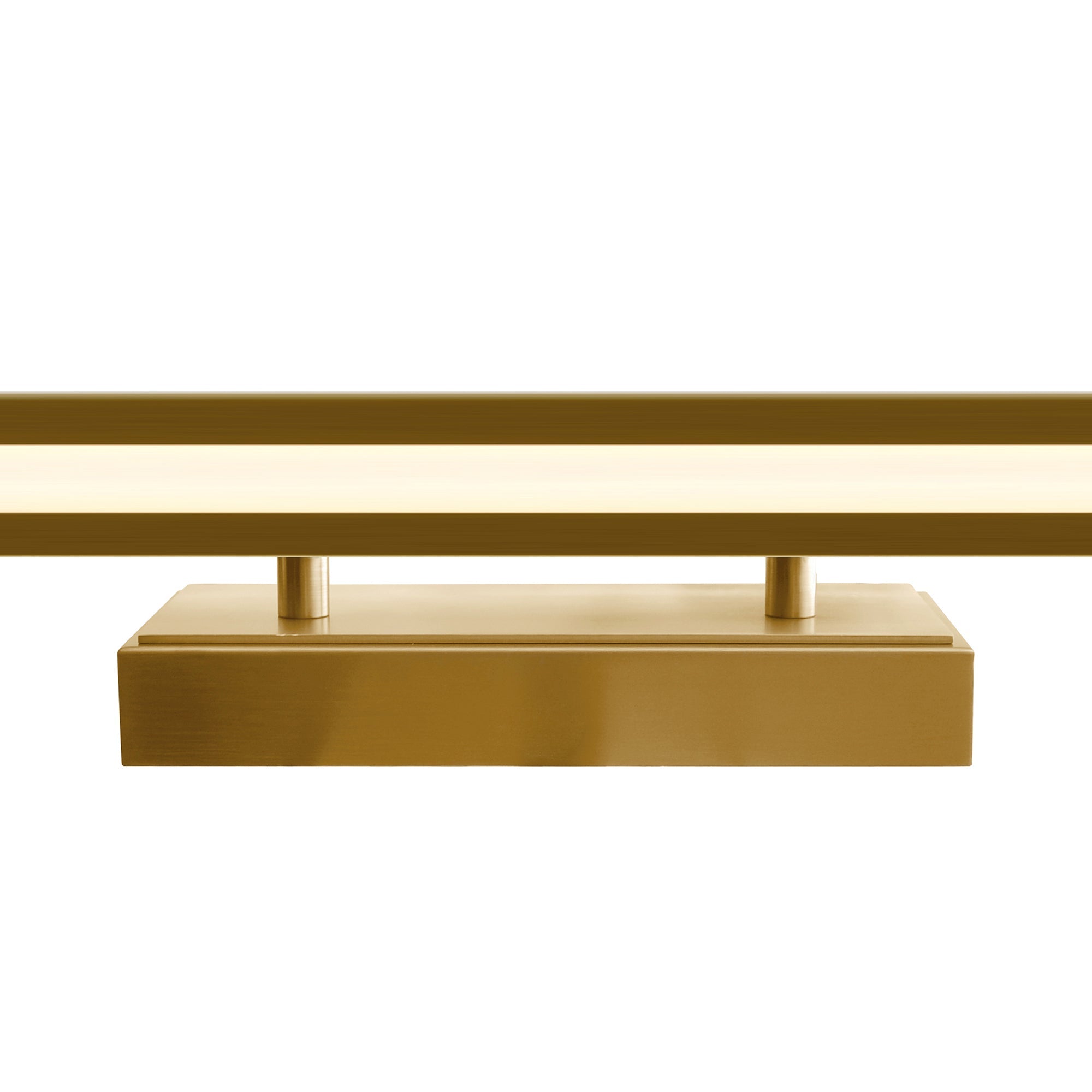 Himalayas Integrated LED 36in Brass Vanity Light with Handcrafted Glass - CWI Lighting