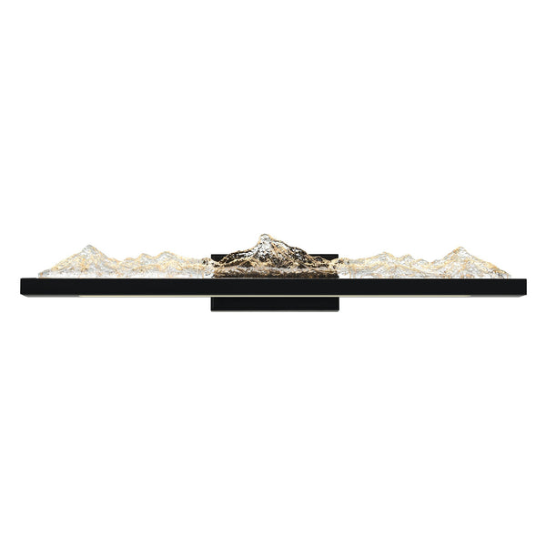 Himalayas Integrated LED Black Vanity Light - CWI Lighting