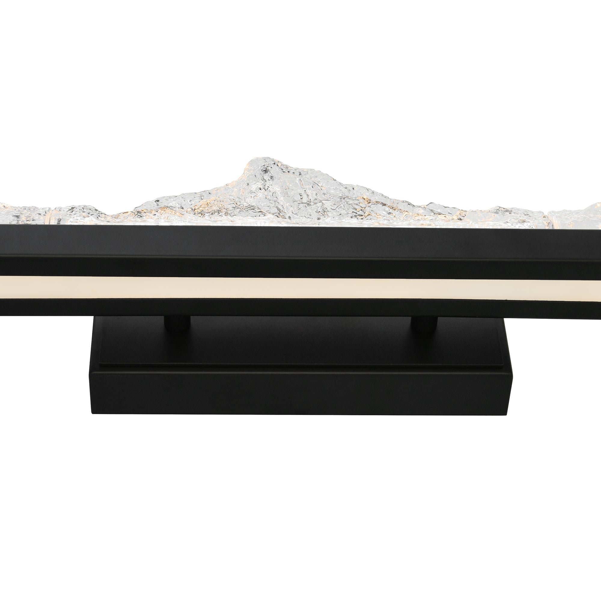 Himalayas Integrated LED Black Vanity Light - CWI Lighting