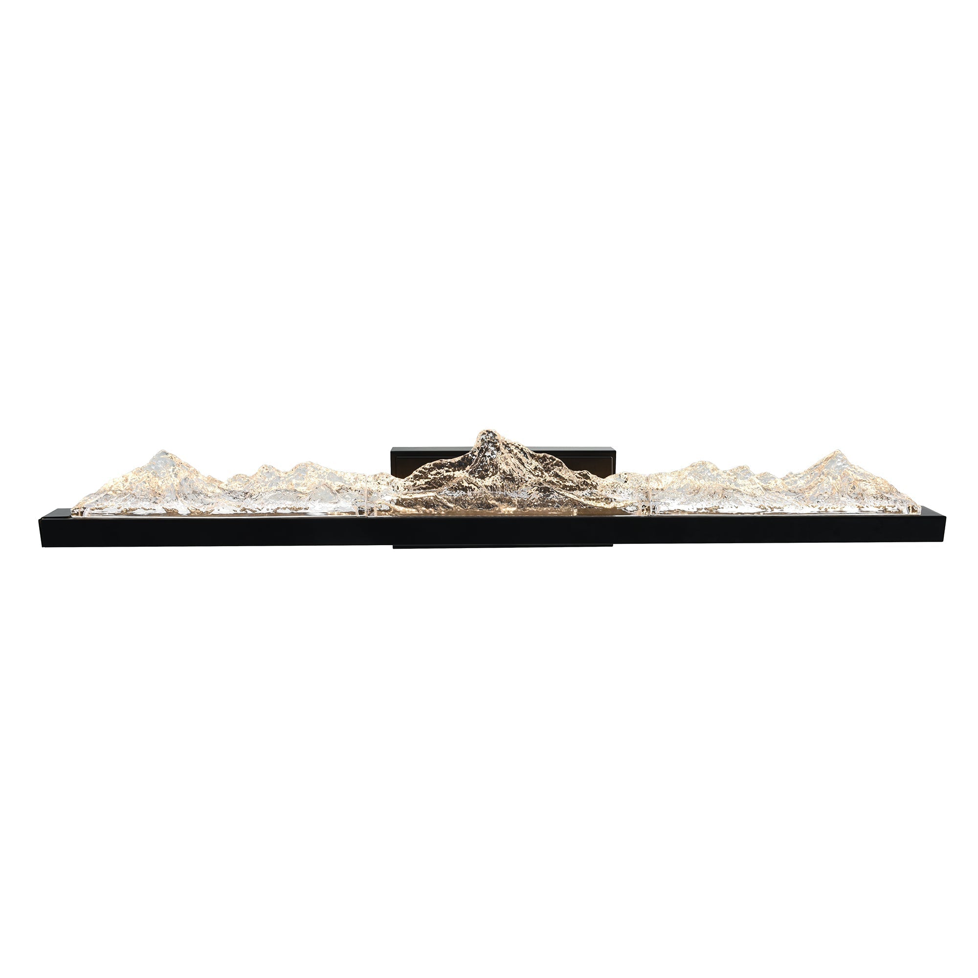 Himalayas Integrated LED Black Vanity Light - CWI Lighting