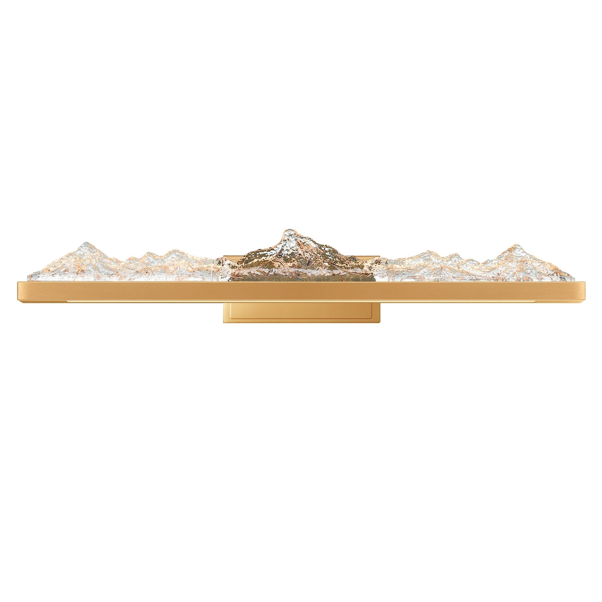 Himalayas Integrated LED Brass Vanity Light - CWI Lighting