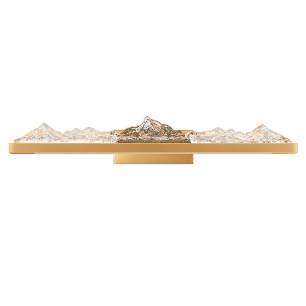 Himalayas Integrated LED Brass Vanity Light - CWI Lighting