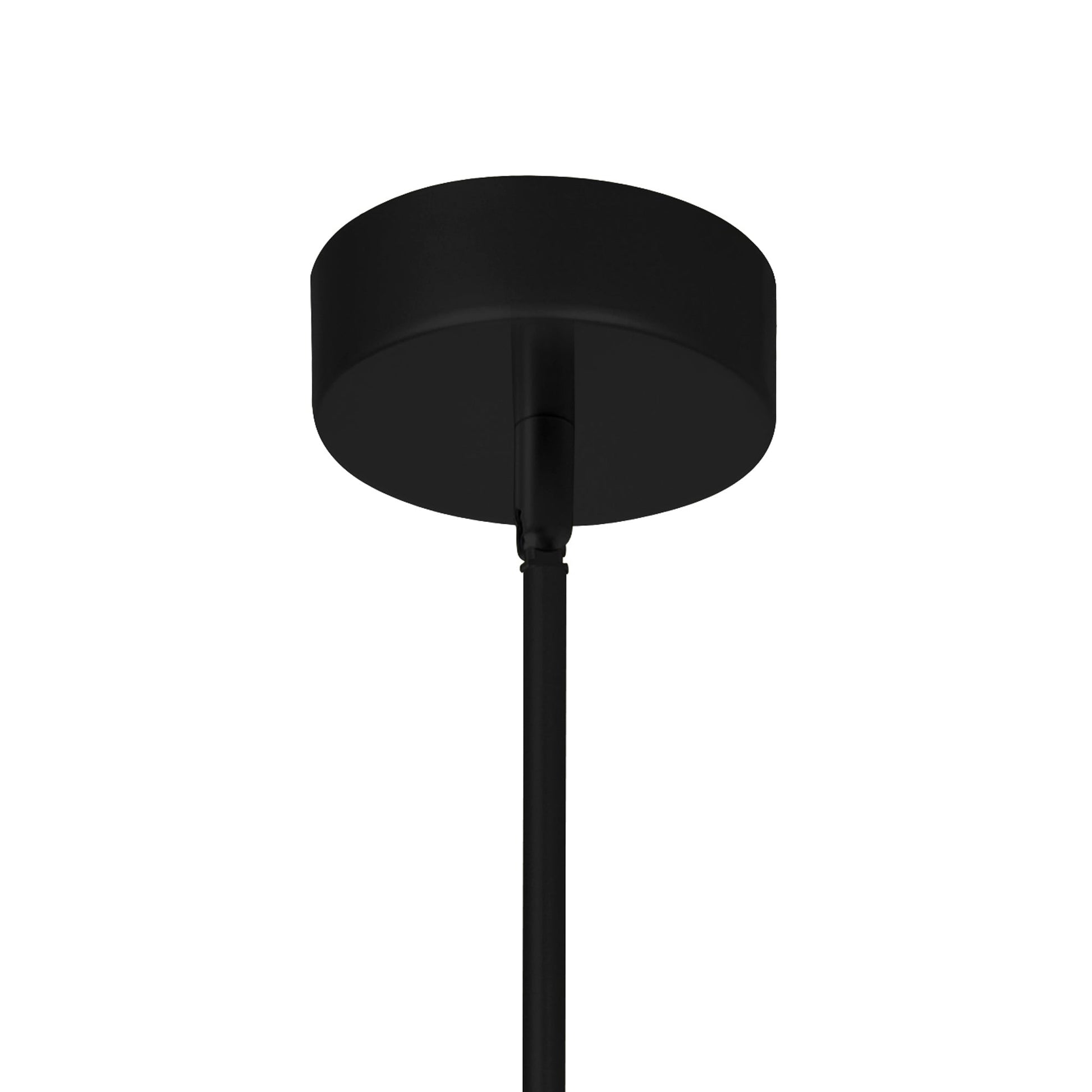 Hoops Integrated LED 10in Black Mini Pendant - CWI Lighting