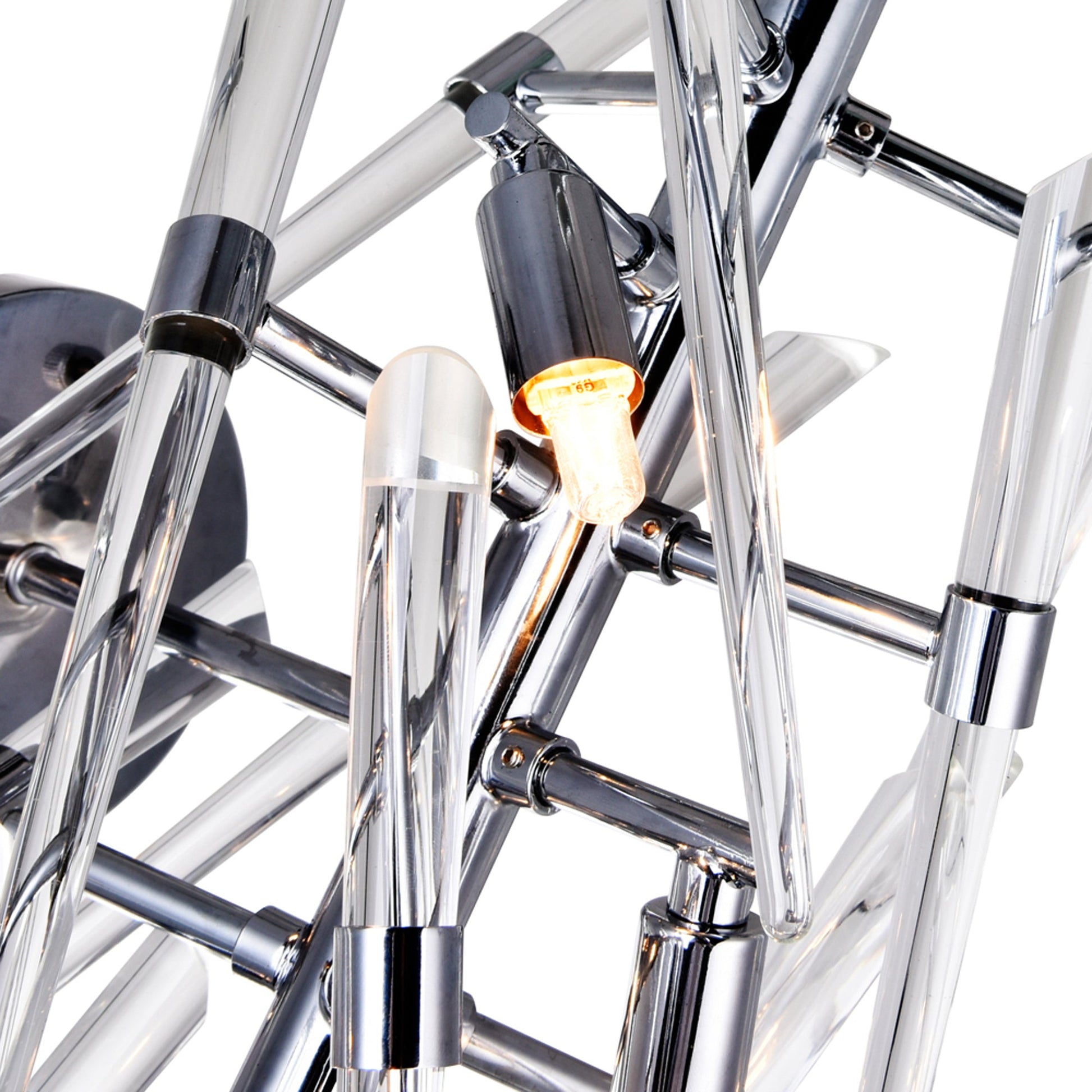 Icicle 3 Light 11in Chrome Wall Light - CWI Lighting