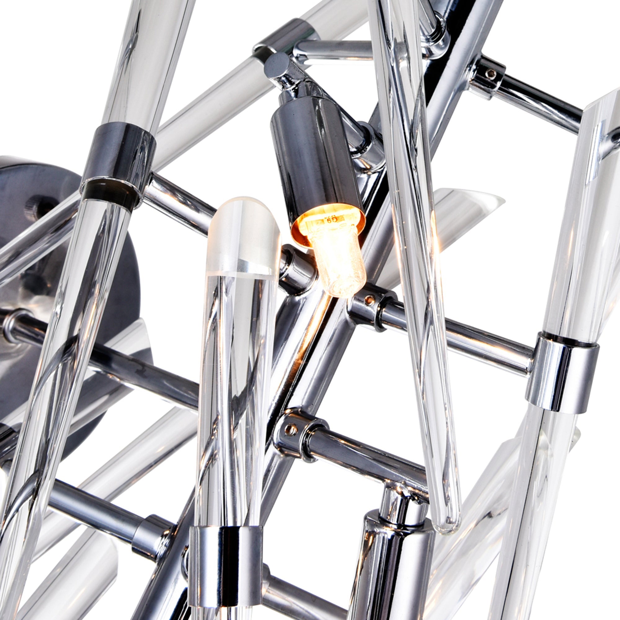 Icicle 3 Light 11in Chrome Wall Light - CWI Lighting