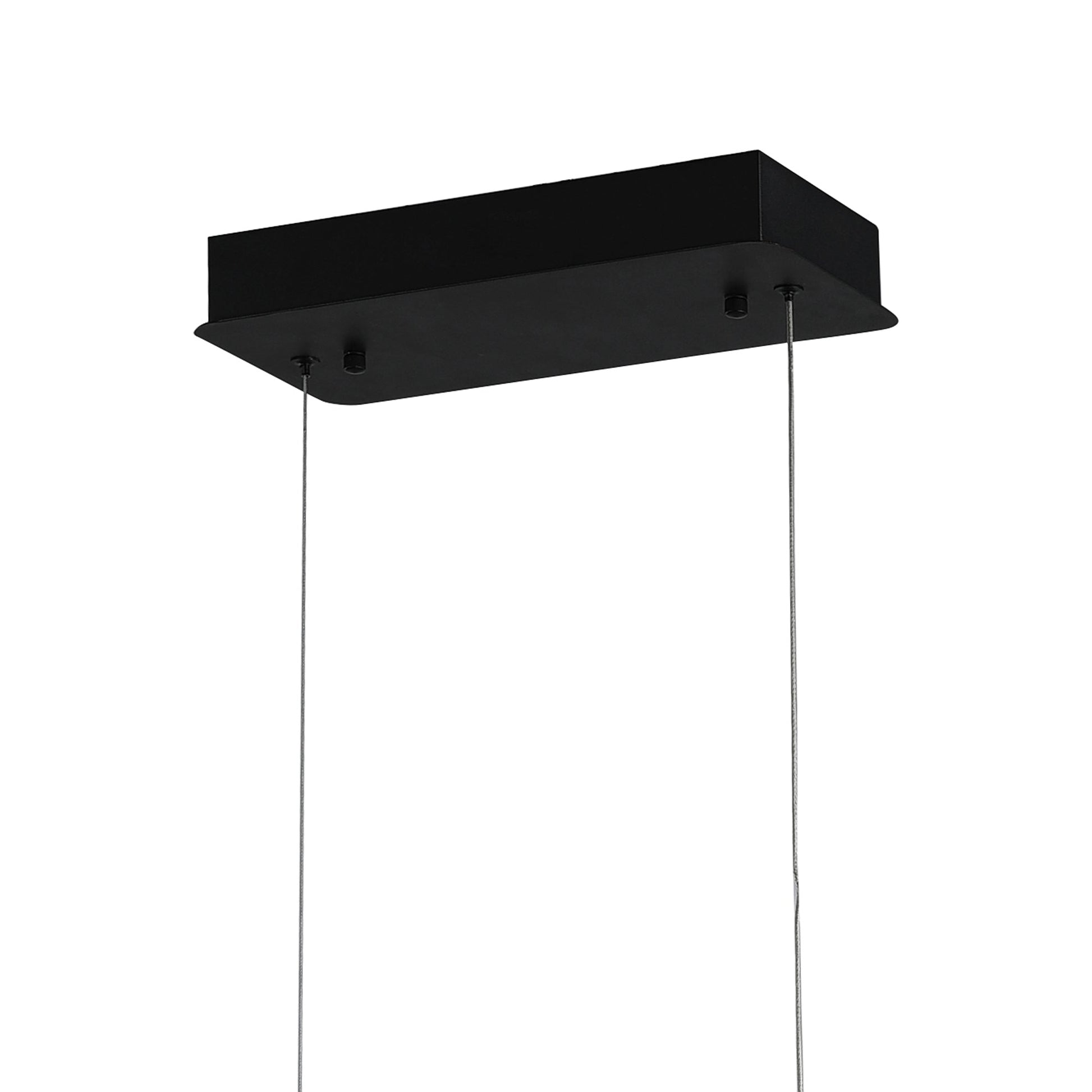 Juliette Integrated LED 45in Black Chandelier - CWI Lighting