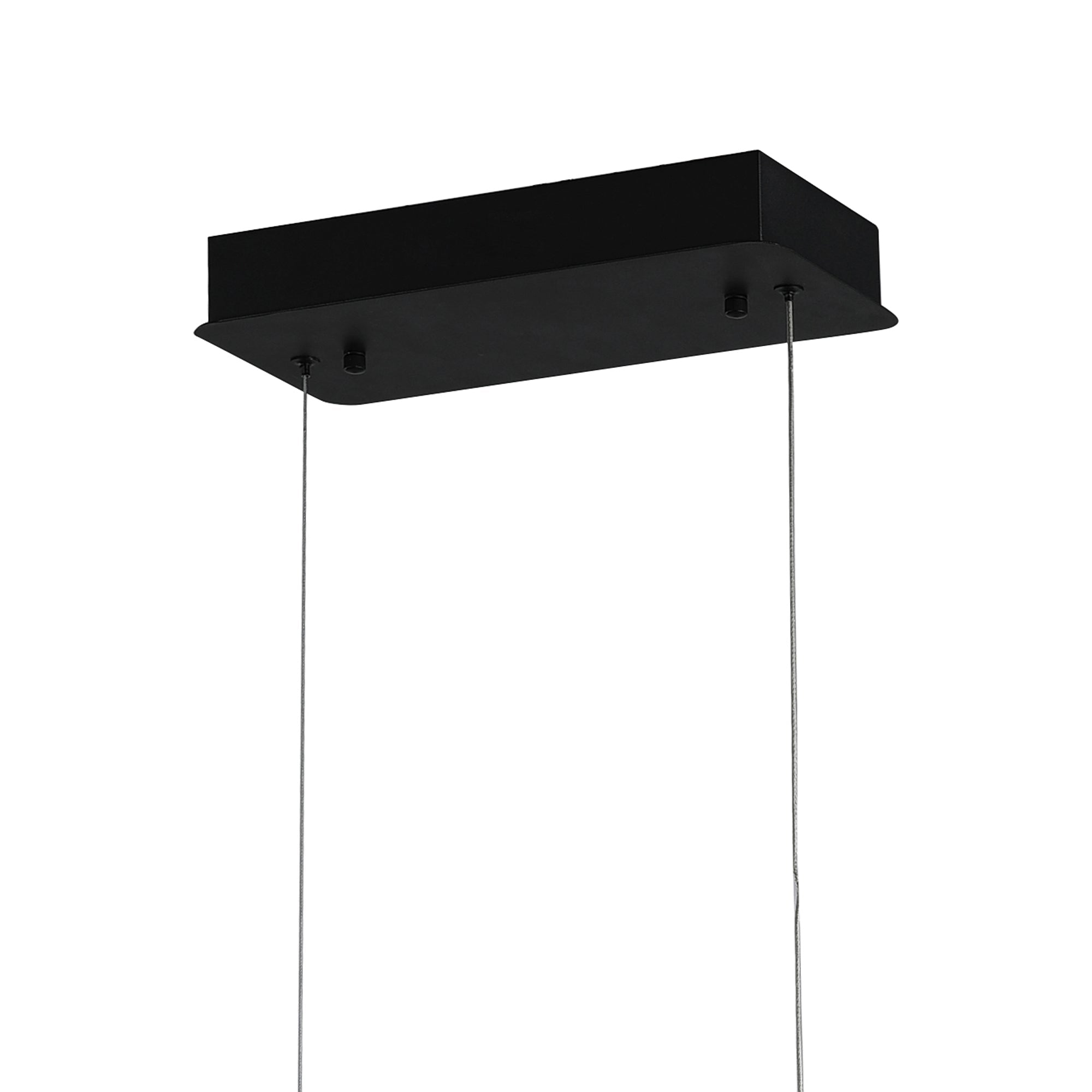 Juliette Integrated LED 45in Black Chandelier - CWI Lighting