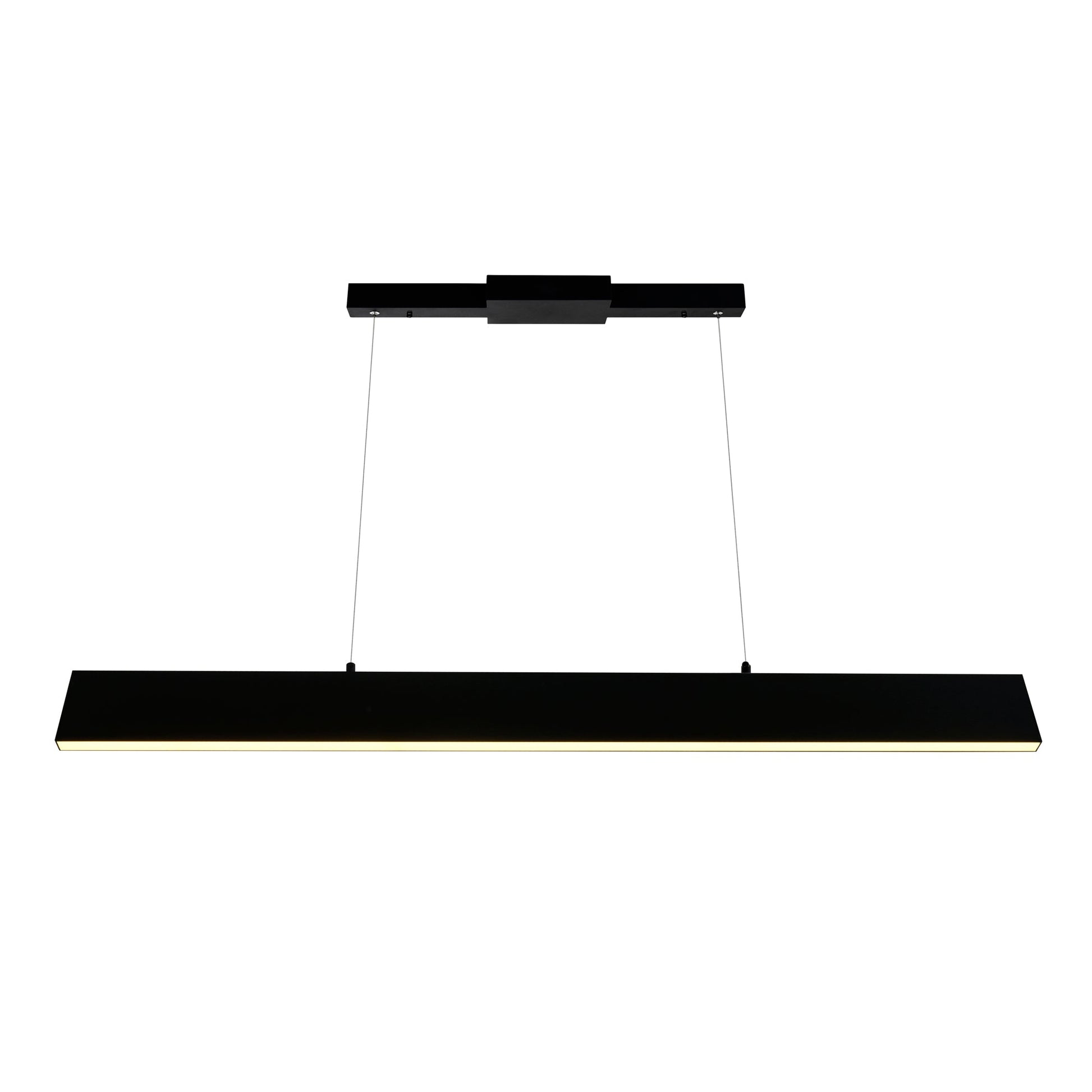 Krista Integrated LED 36in Satin Black Chandelier - CWI Lighting