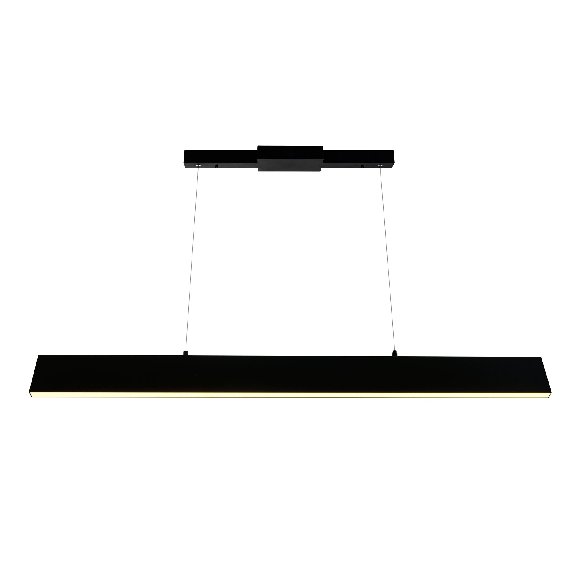 Krista Integrated LED 36in Satin Black Chandelier - CWI Lighting