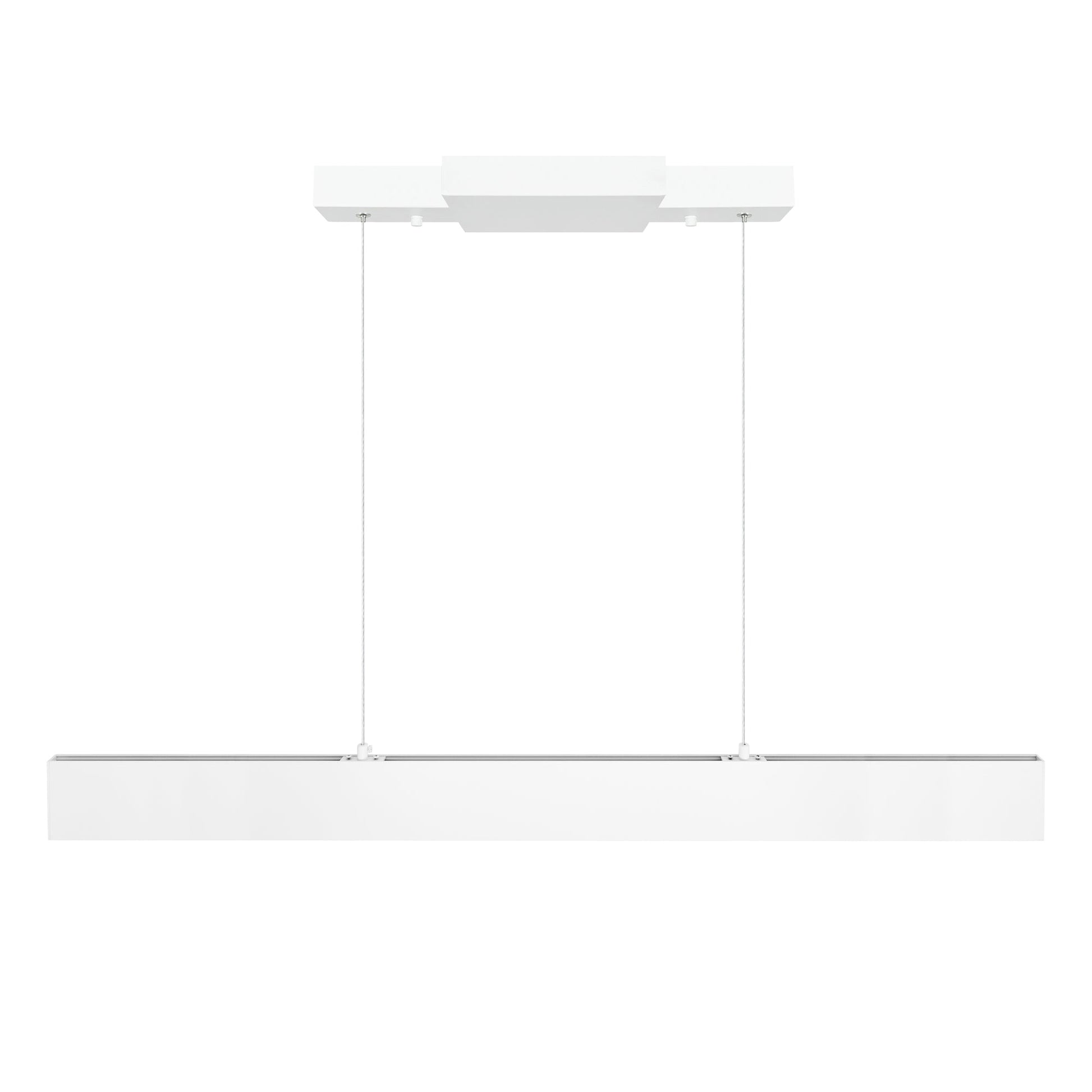 Krista Integrated LED 36in Satin White Chandelier - CWI Lighting