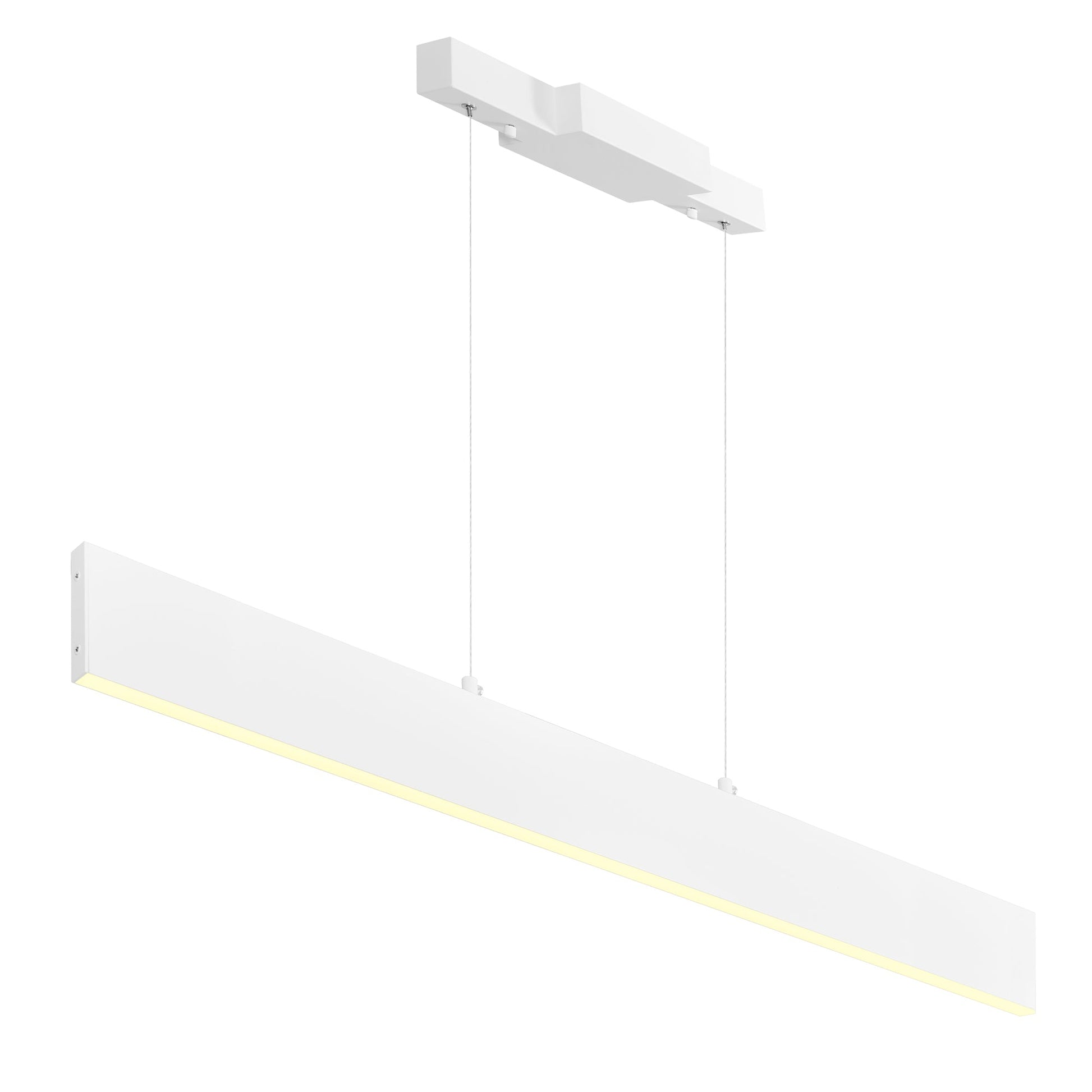 Krista Integrated LED 36in Satin White Chandelier - CWI Lighting