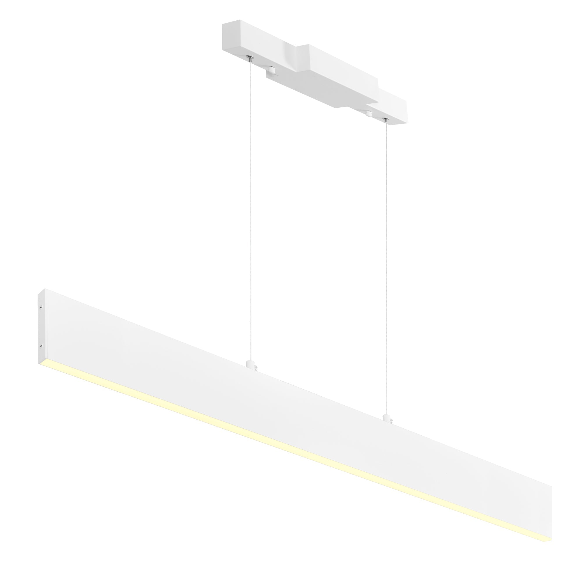 Krista Integrated LED 36in Satin White Chandelier - CWI Lighting