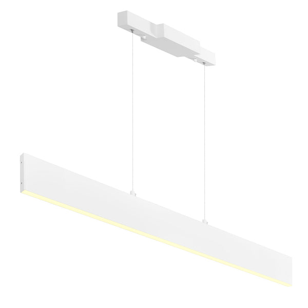 Krista Integrated LED 36in Satin White Chandelier - CWI Lighting