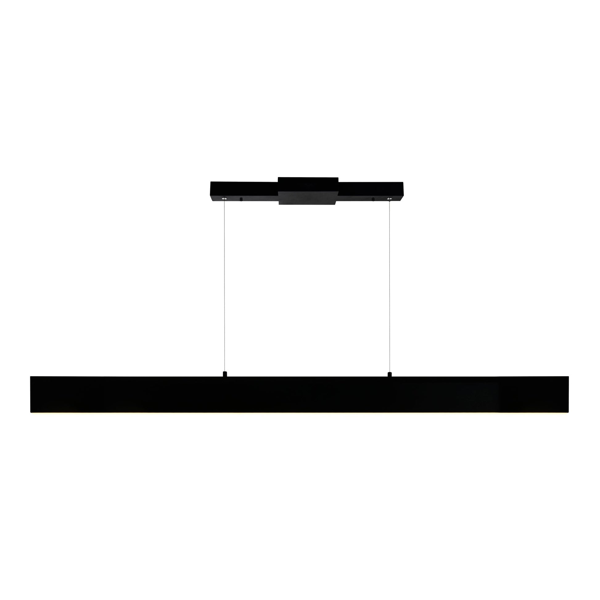 Krista Integrated LED 47in Satin Black Chandelier - CWI Lighting