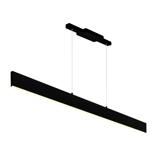Krista Integrated LED 47in Satin Black Chandelier - CWI Lighting