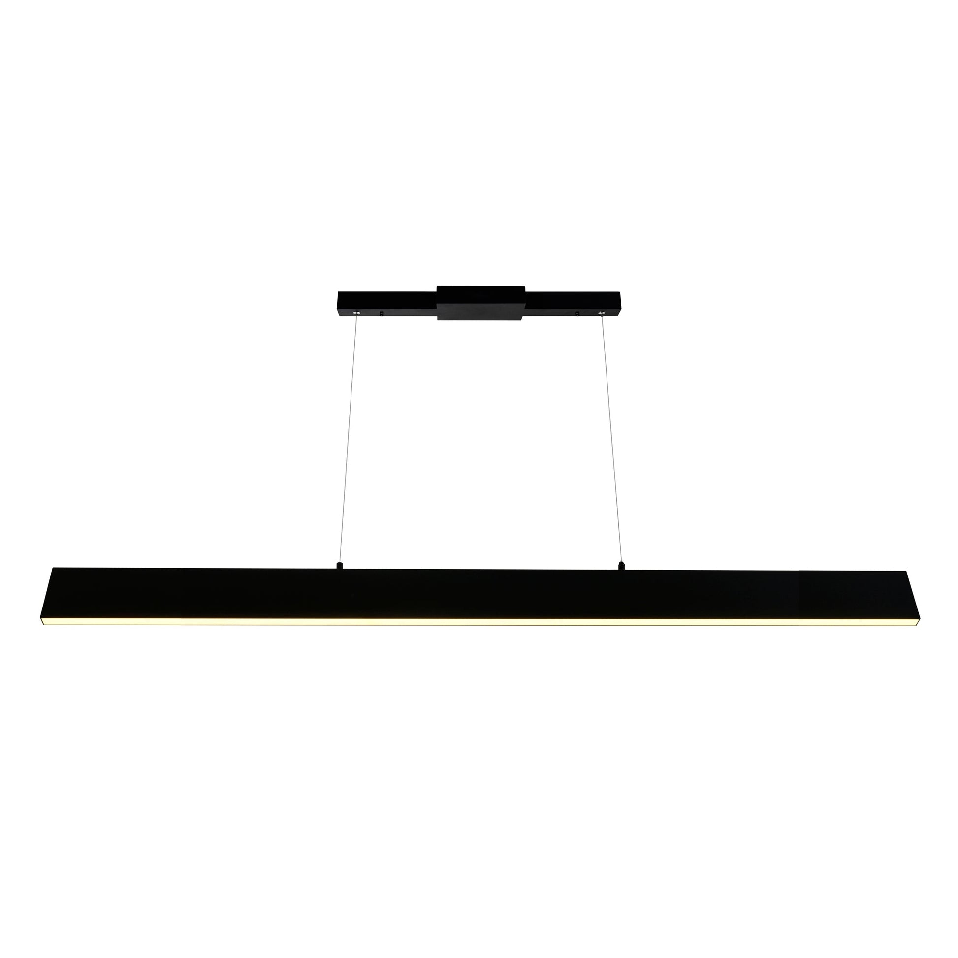 Krista Integrated LED 47in Satin Black Chandelier - CWI Lighting