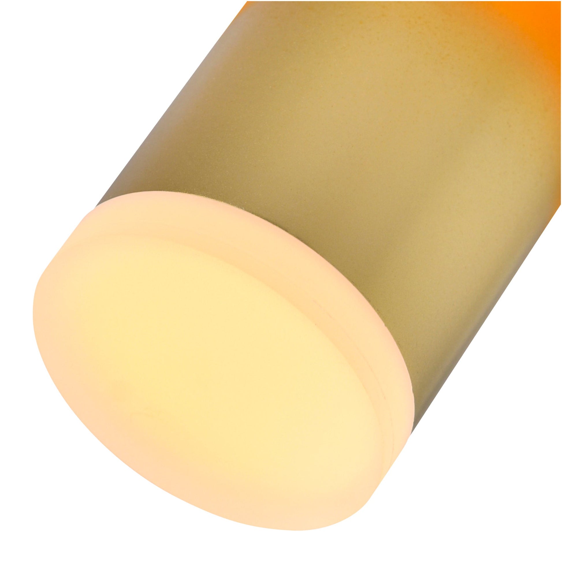 Lena Integrated LED 5in Satin Gold Mini Pendant - CWI Lighting