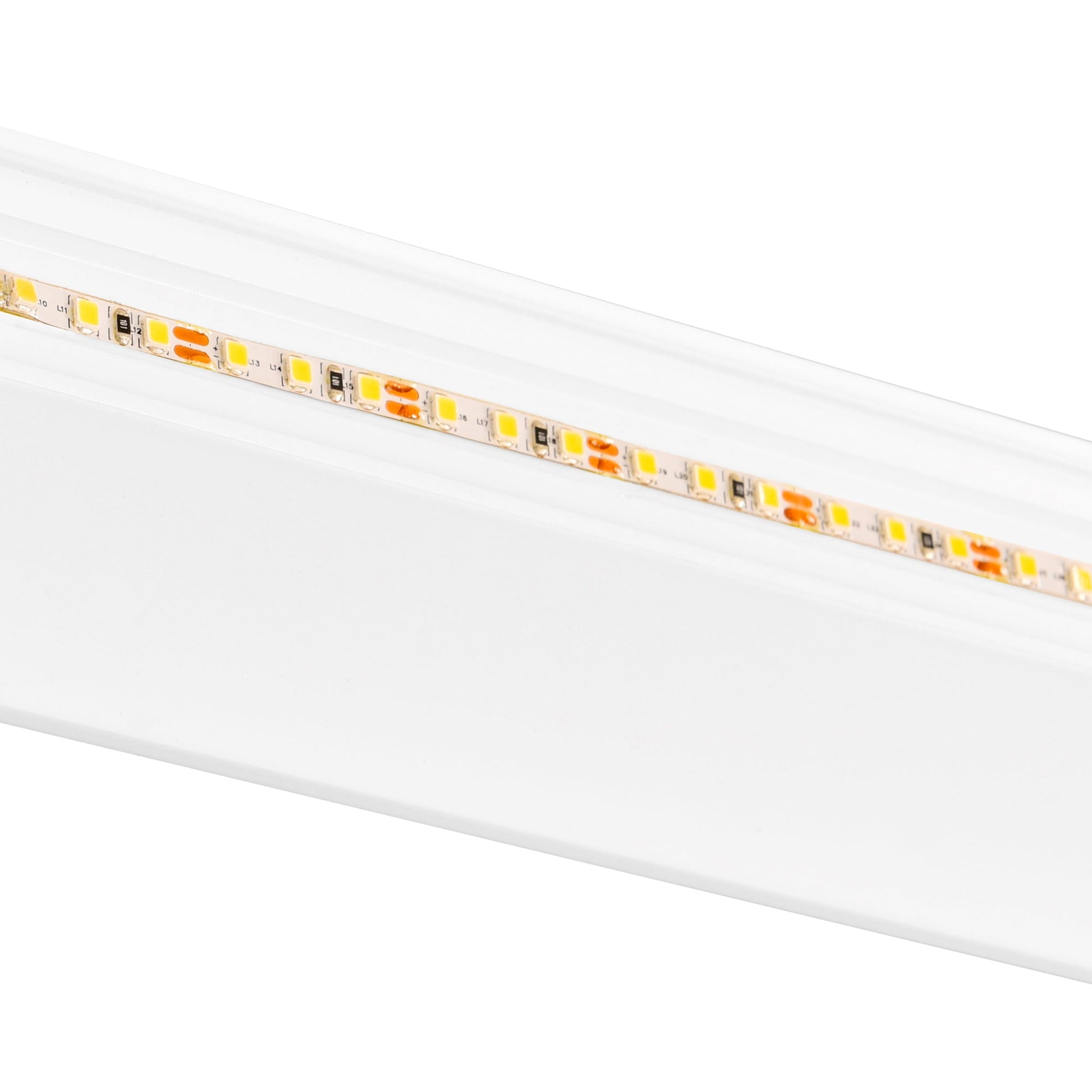 Lilliana Integrated LED 18in Adjustable White Vanity Light - CWI Lighting