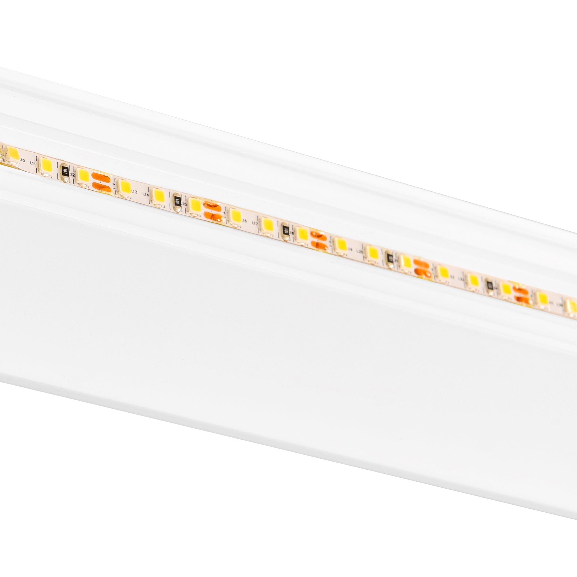 Lilliana Integrated LED 18in Adjustable White Vanity Light - CWI Lighting