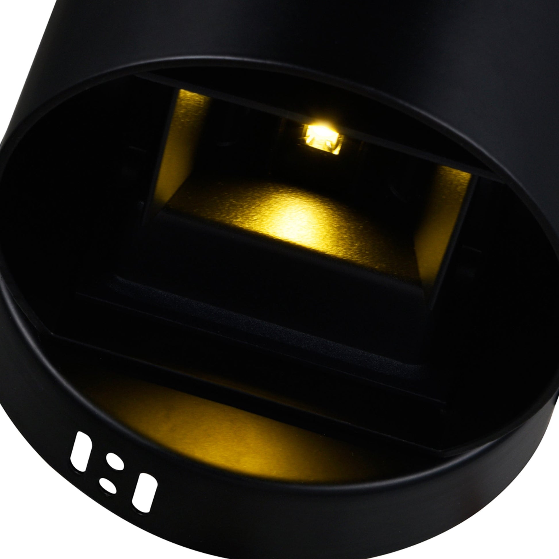 Lilliana Integrated LED Round Black Wall Sconce - CWI Lighting