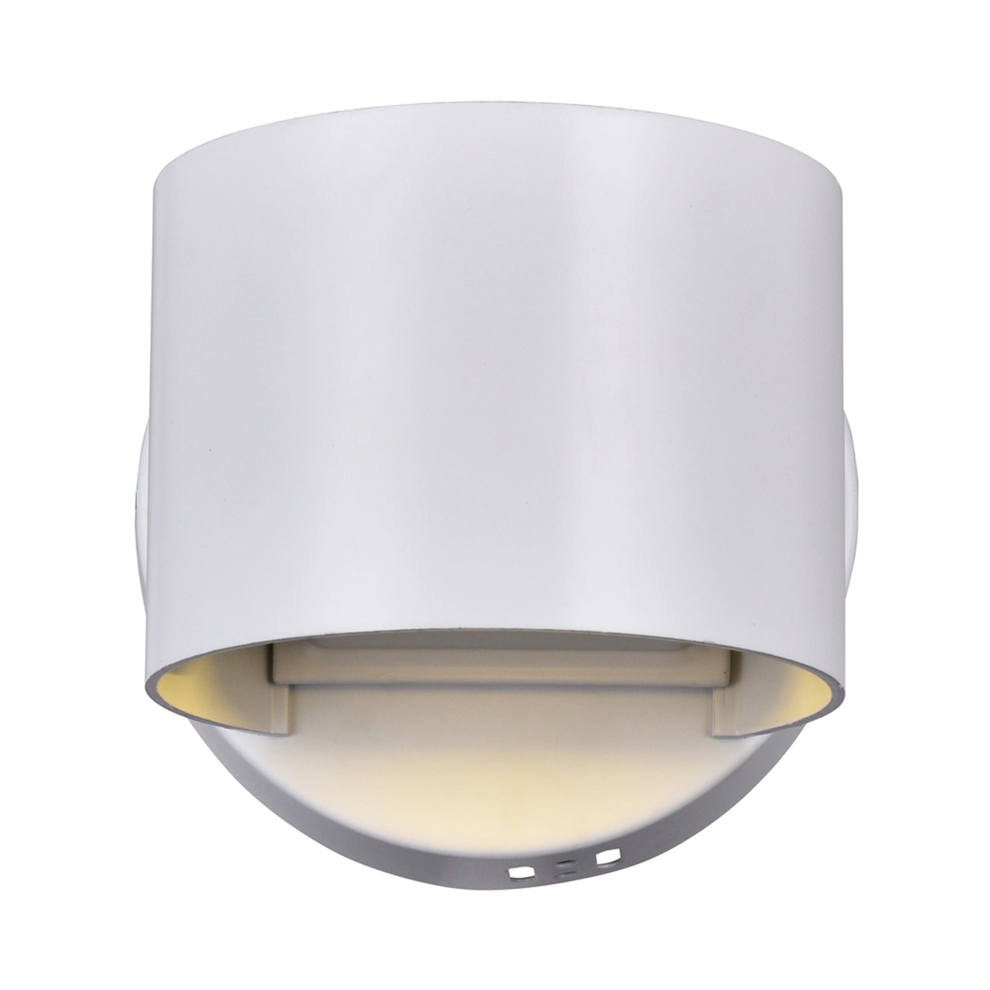 Lilliana Integrated LED Round White Wall Sconce - CWI Lighting