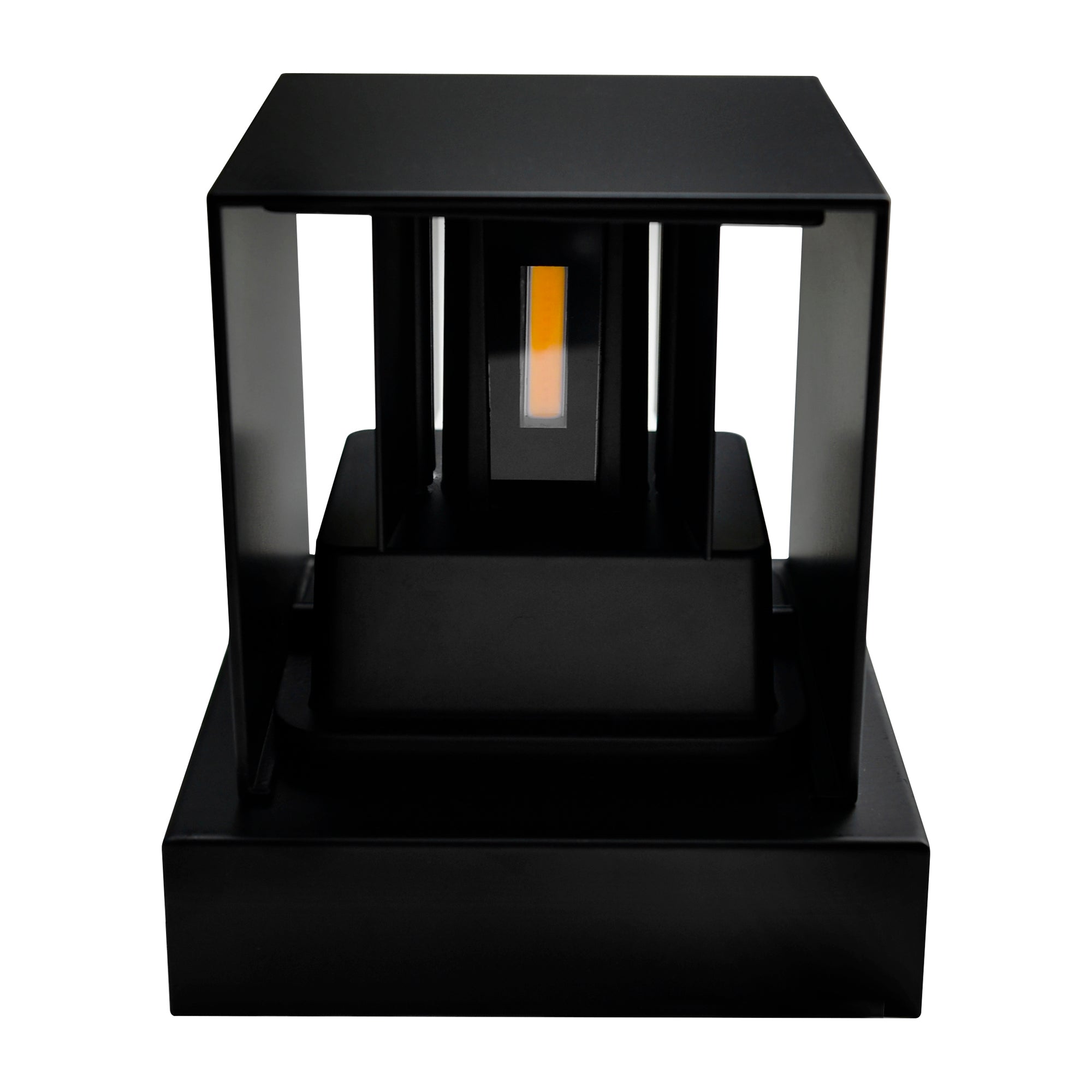 Lilliana Integrated LED Square Black Wall Sconce - CWI Lighting