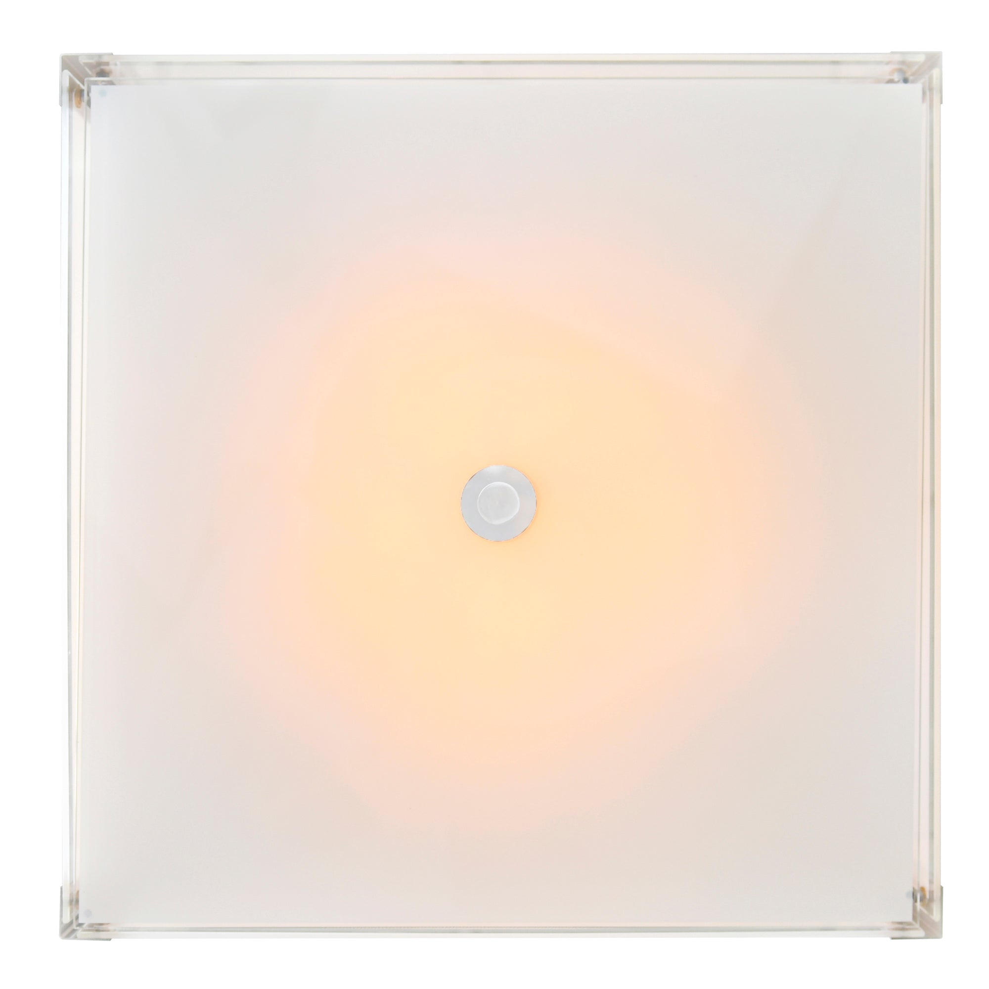 Lucie 5 Light 21in Chrome Square Drum Shade Flush Mount - CWI Lighting