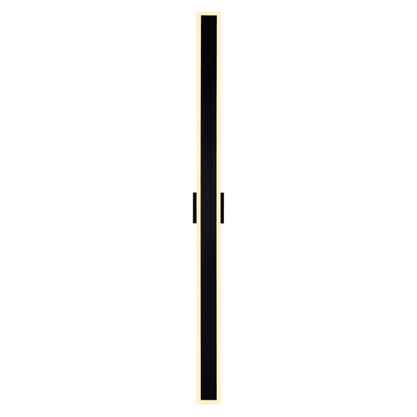 Malibu Integrated LED 80in Black Outdoor Wall Light - CWI Lighting