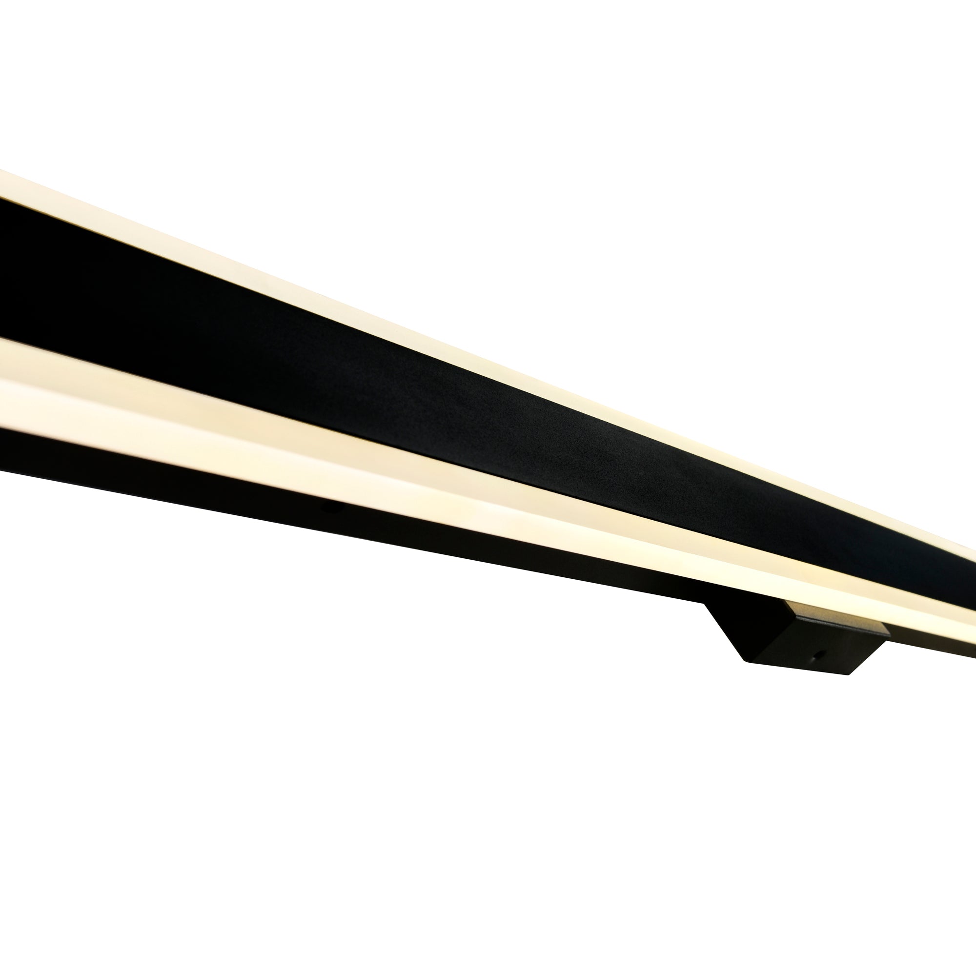 Malibu Integrated LED 80in Black Outdoor Wall Light - CWI Lighting