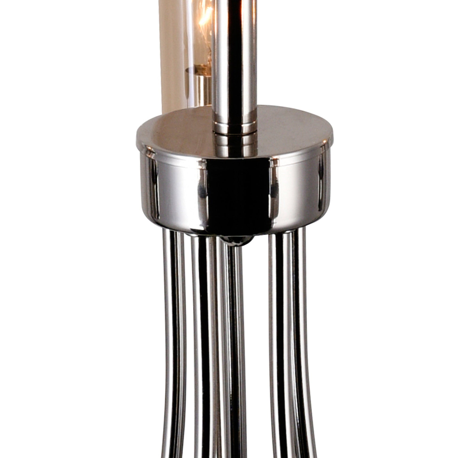 Meduse 5 Light Chandelier With Polished Nickel Finish - CWI Lighting