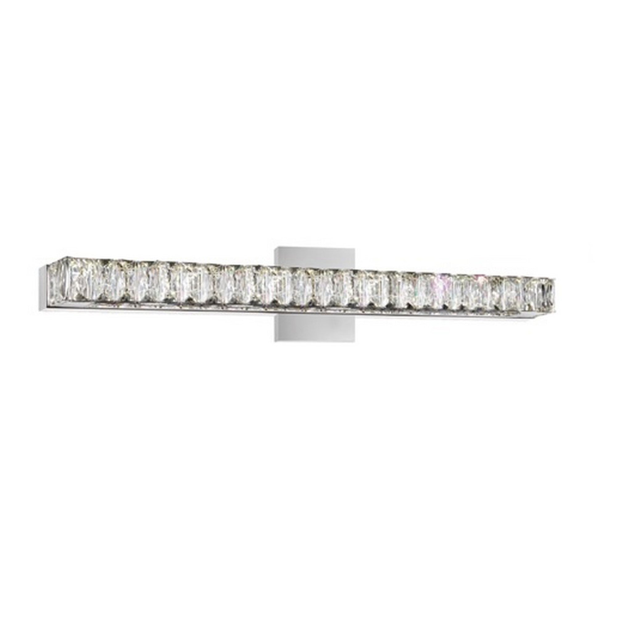 Milan Integrated LED 24in Chrome Vanity Light - CWI Lighting