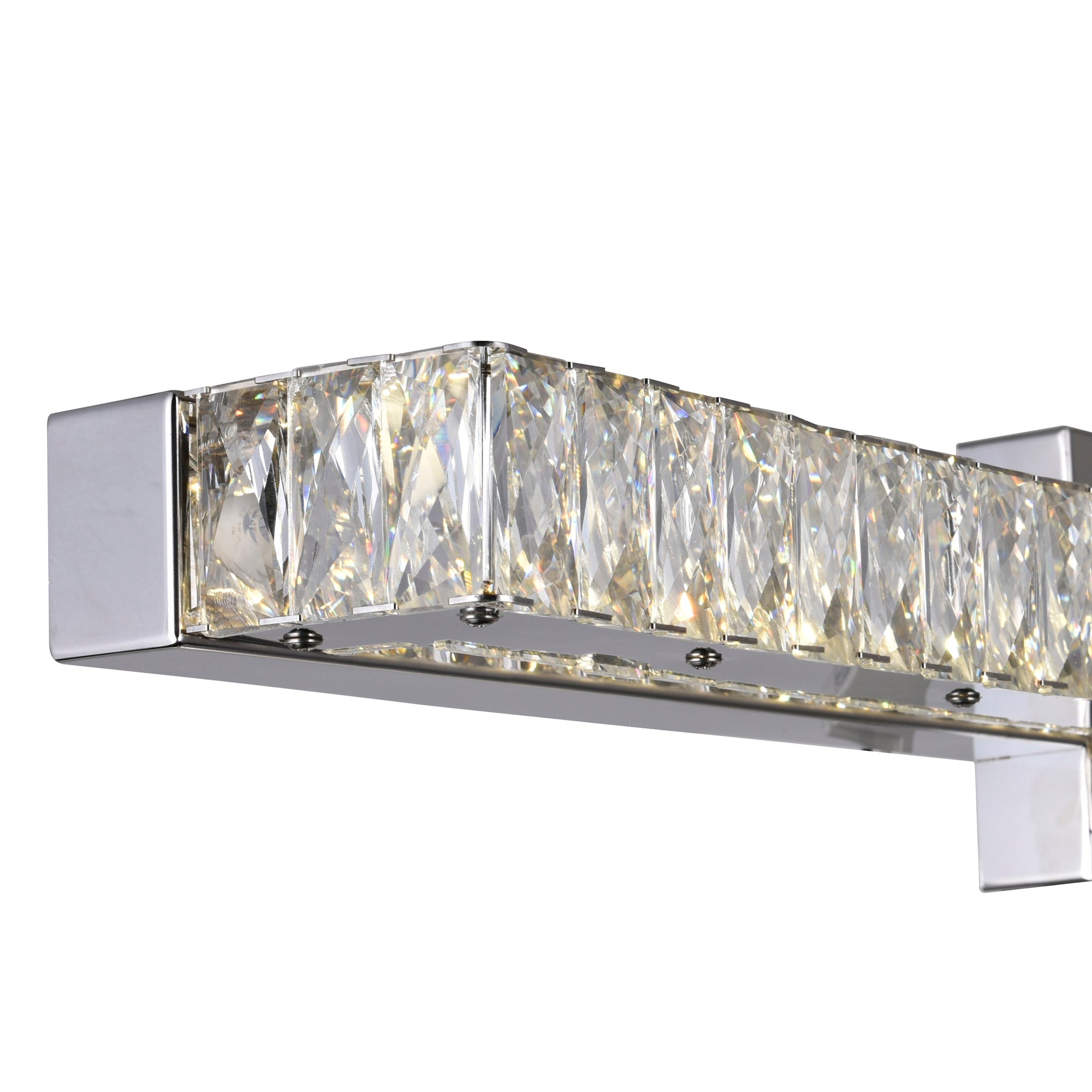 Milan Integrated LED 24in Chrome Vanity Light - CWI Lighting