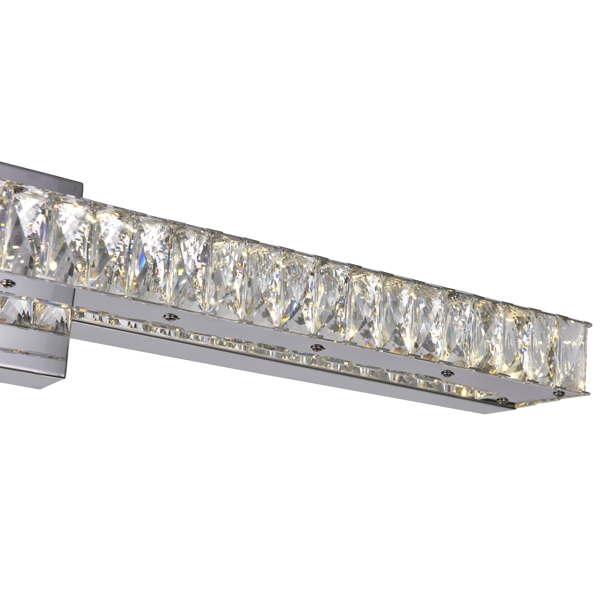 Milan Integrated LED 32in Chrome Vanity Light - CWI Lighting