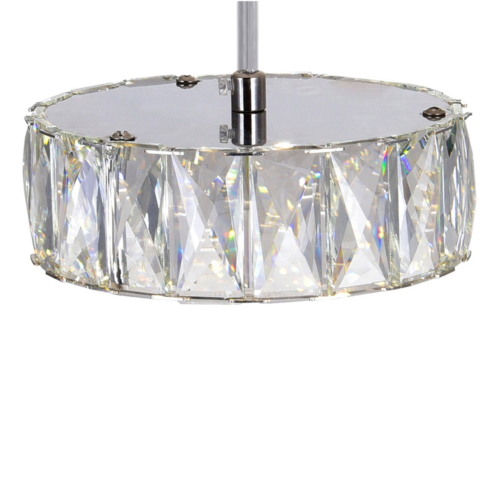 Milan Integrated LED Chrome Mini Pendant - CWI Lighting