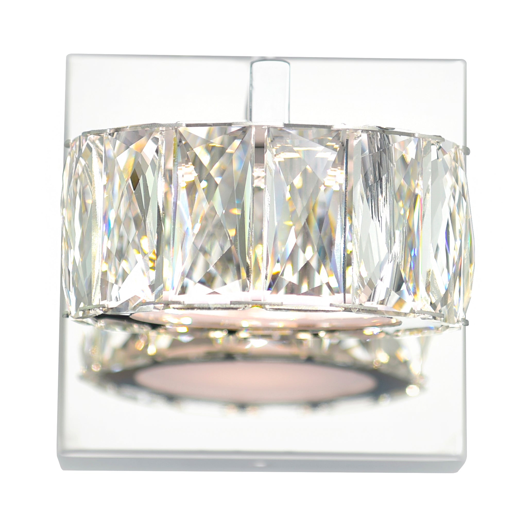 Milan LED Bathroom Sconce With Chrome Finish - CWI Lighting