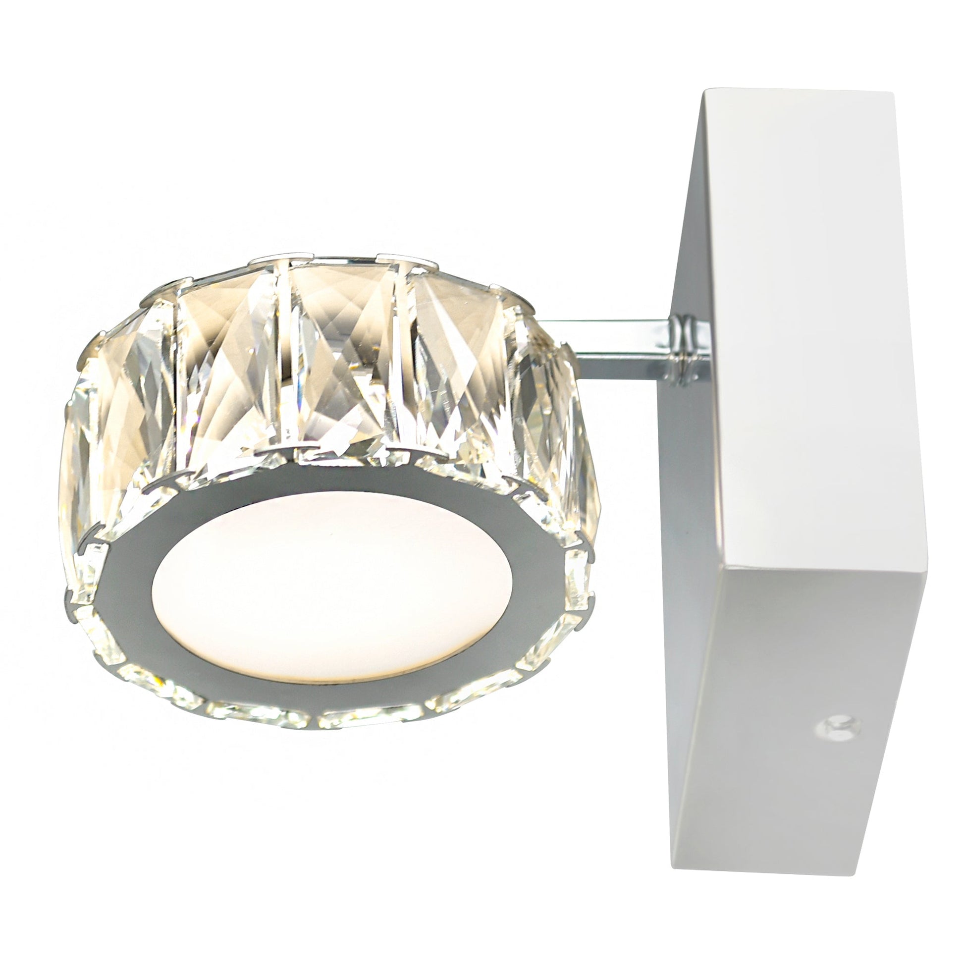 Milan LED Bathroom Sconce With Chrome Finish - CWI Lighting