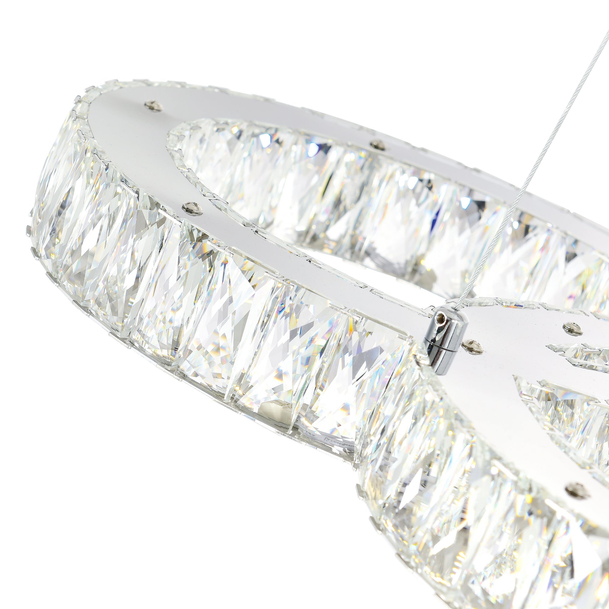 Milan LED Chandelier With Chrome Finish - CWI Lighting